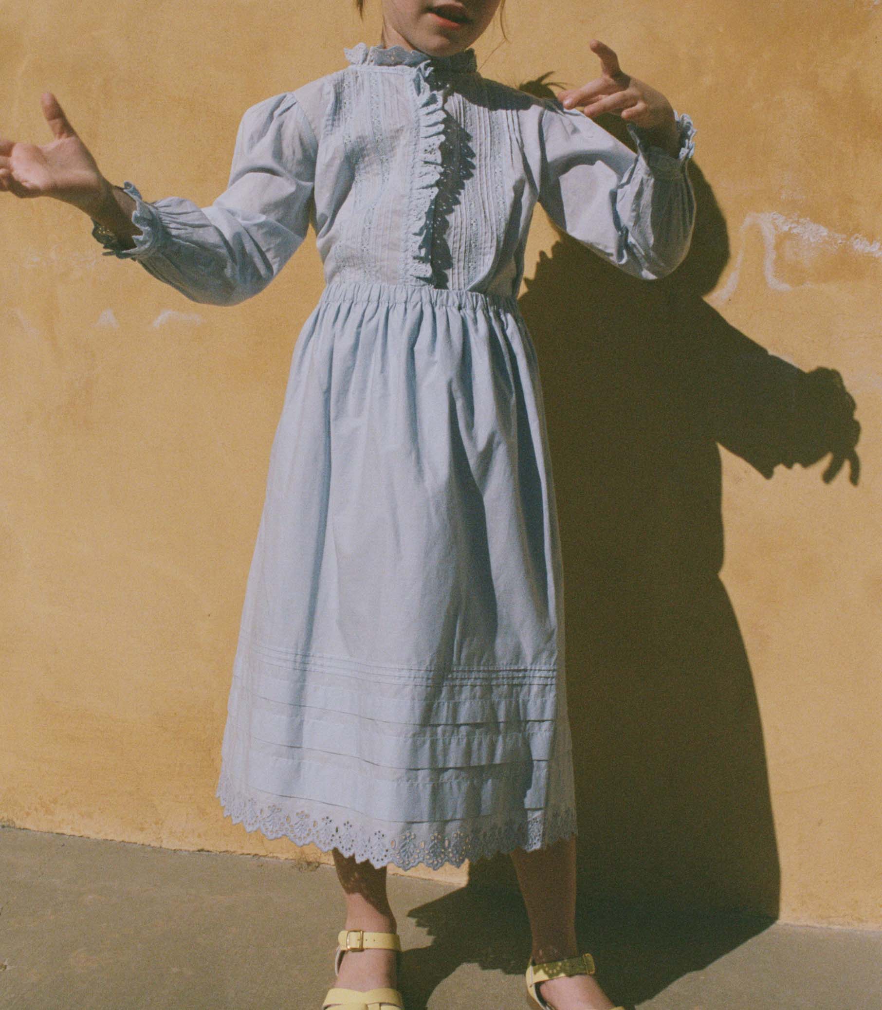 LITTLE SEBASTIANE MIDI SKIRT -- DEWDROP view 3
