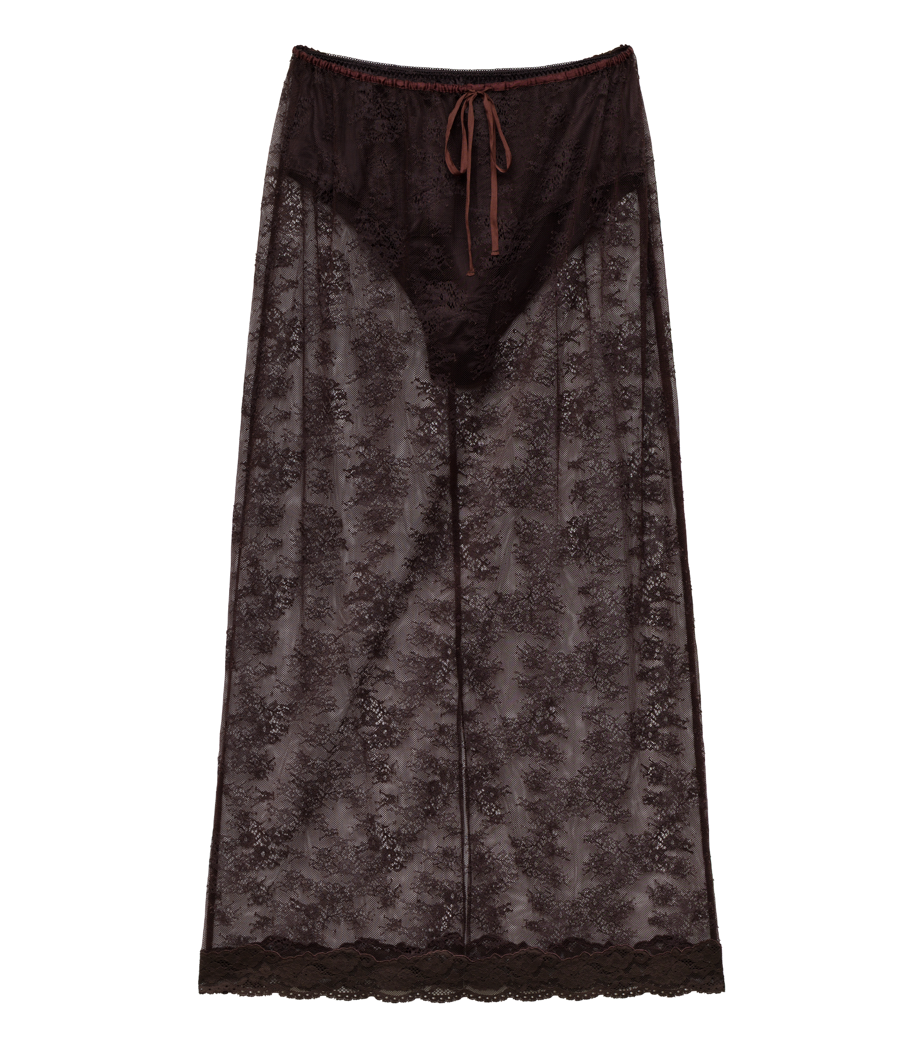 LONI LACE SKIRT SET -- EQUESTRIAN BROWN view 14
