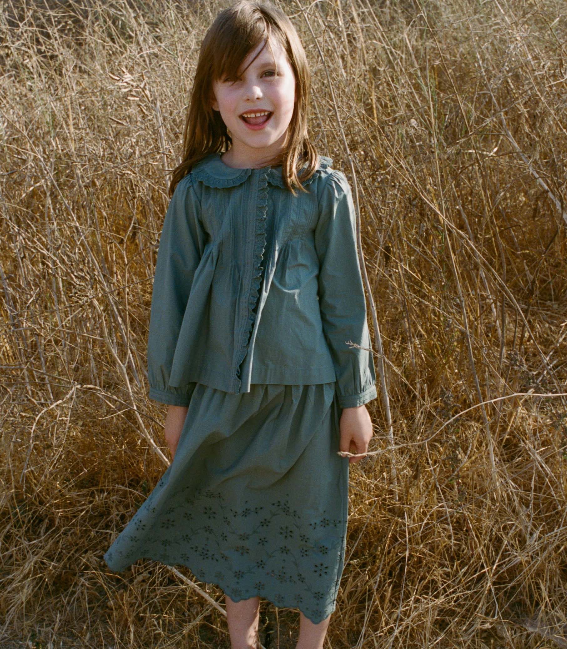MACI SKIRT -- SOFT SPRUCE view 2
