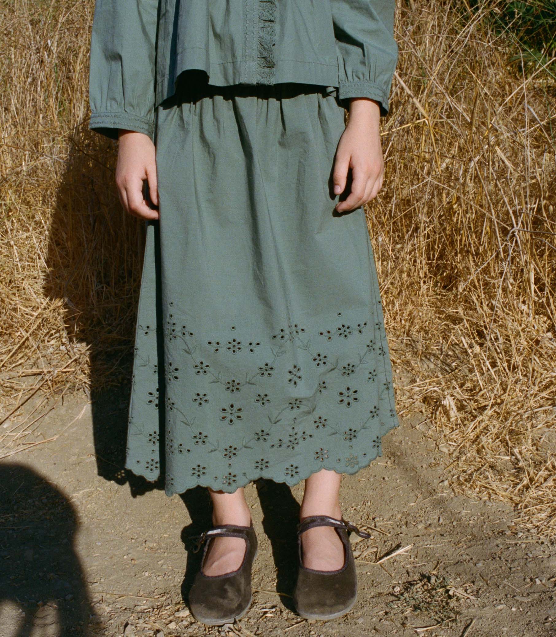 MACI SKIRT -- SOFT SPRUCE view 4
