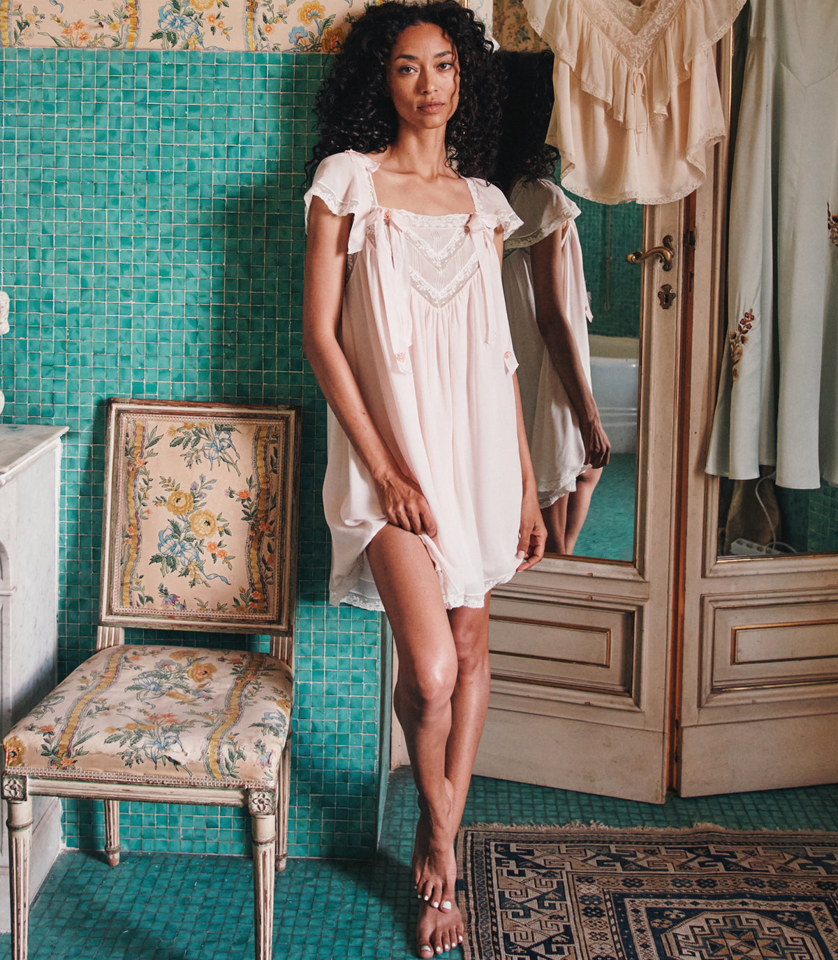 MAEVIE DRESS -- ROSEBUD view 2
