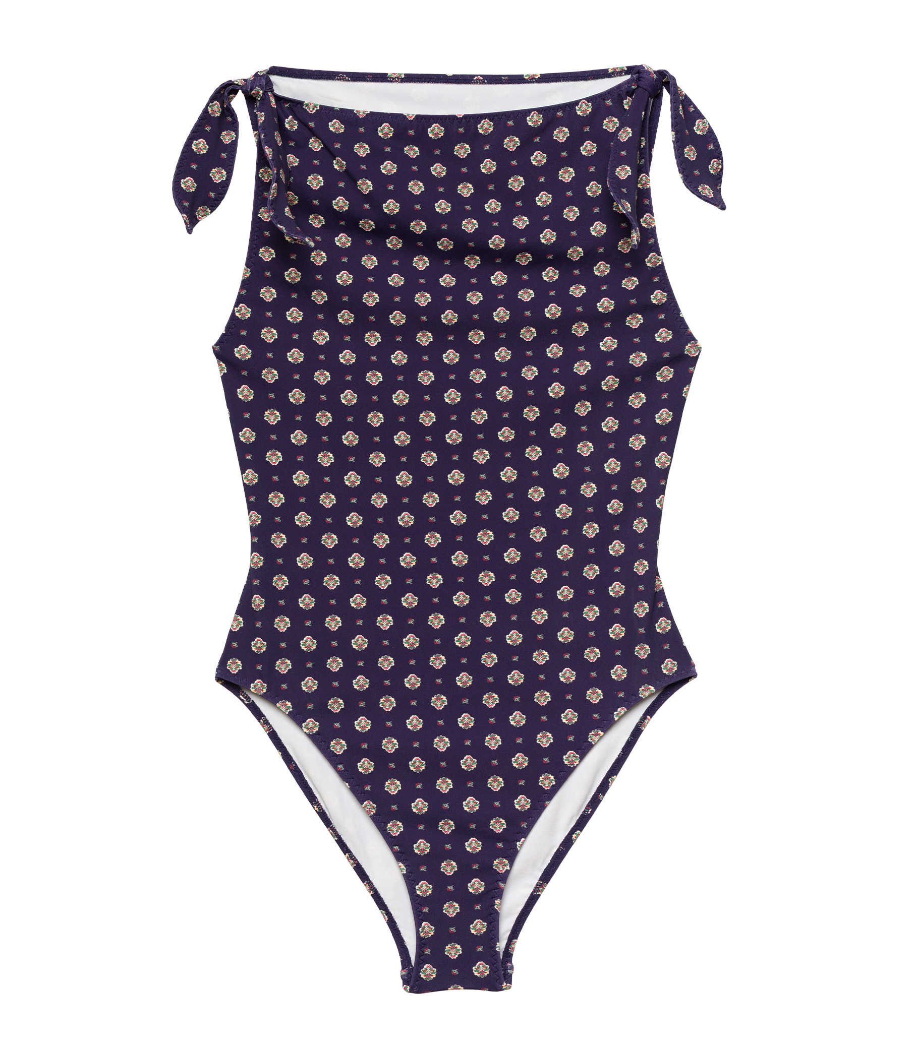 MALTA MAILLOT -- NAVY CADIZ FOULARD view 8
