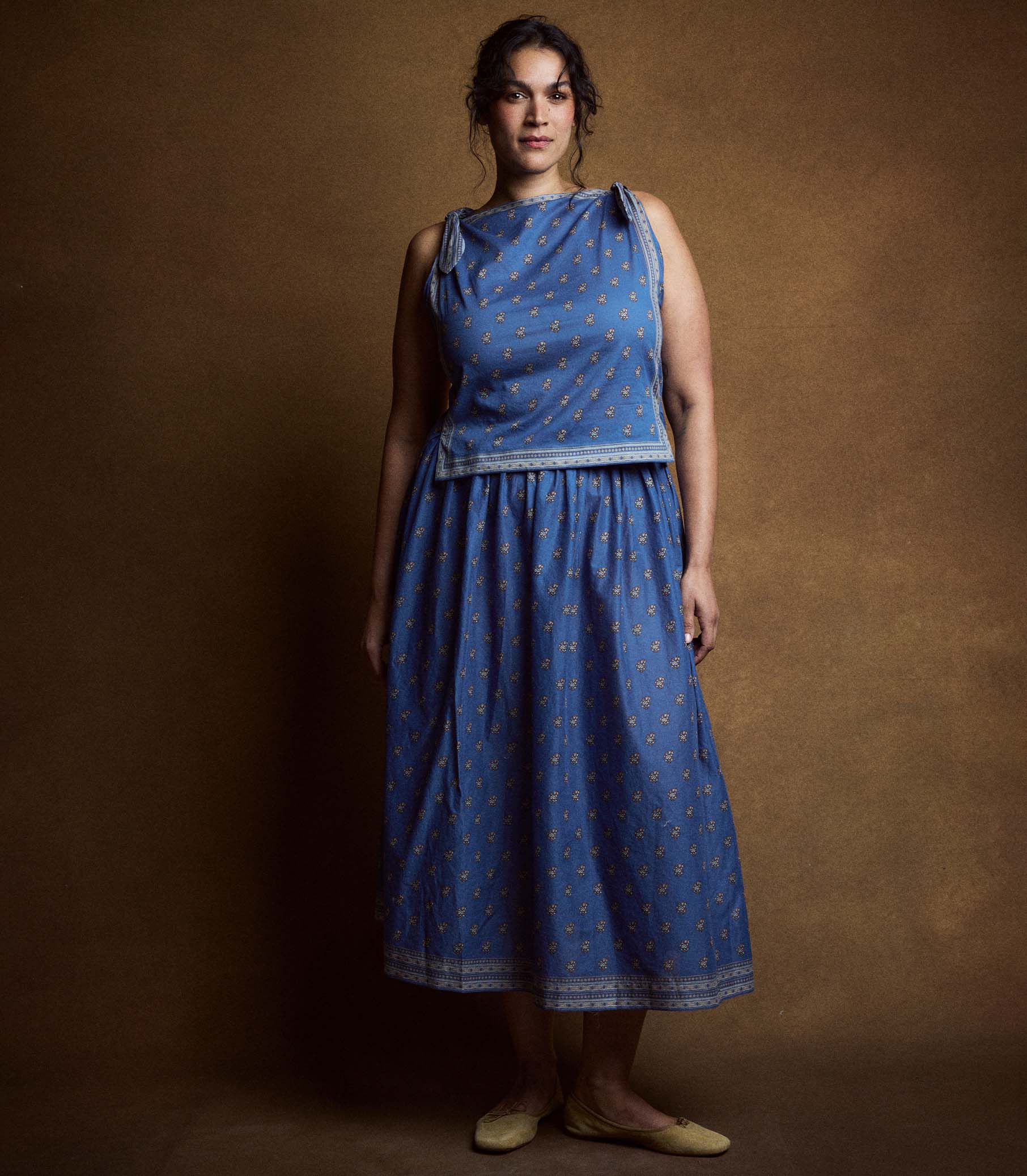 MARCIETTE SKIRT -- EARTHA PAISLEY view 4
