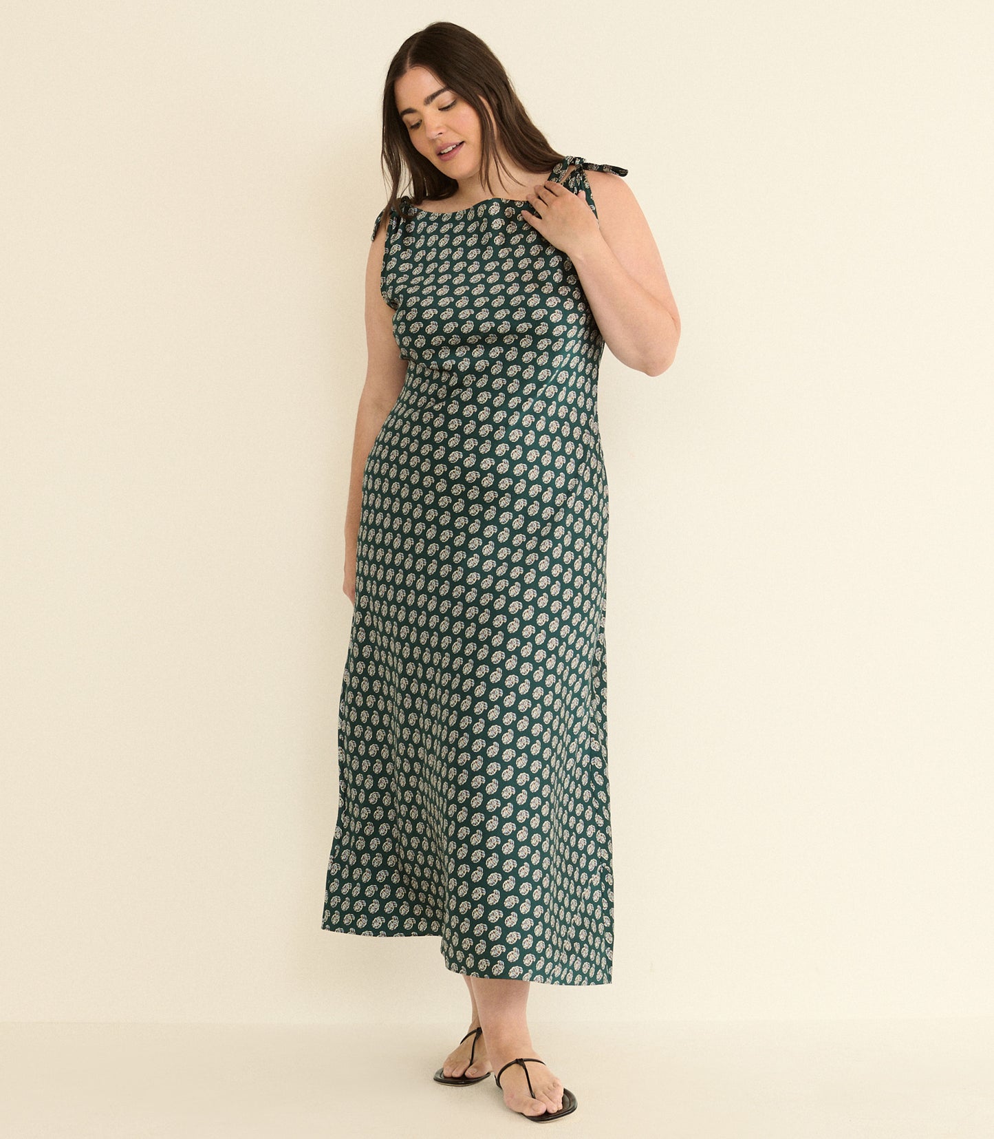 MARISELLE DRESS -- CHAUMONT PAISLEY