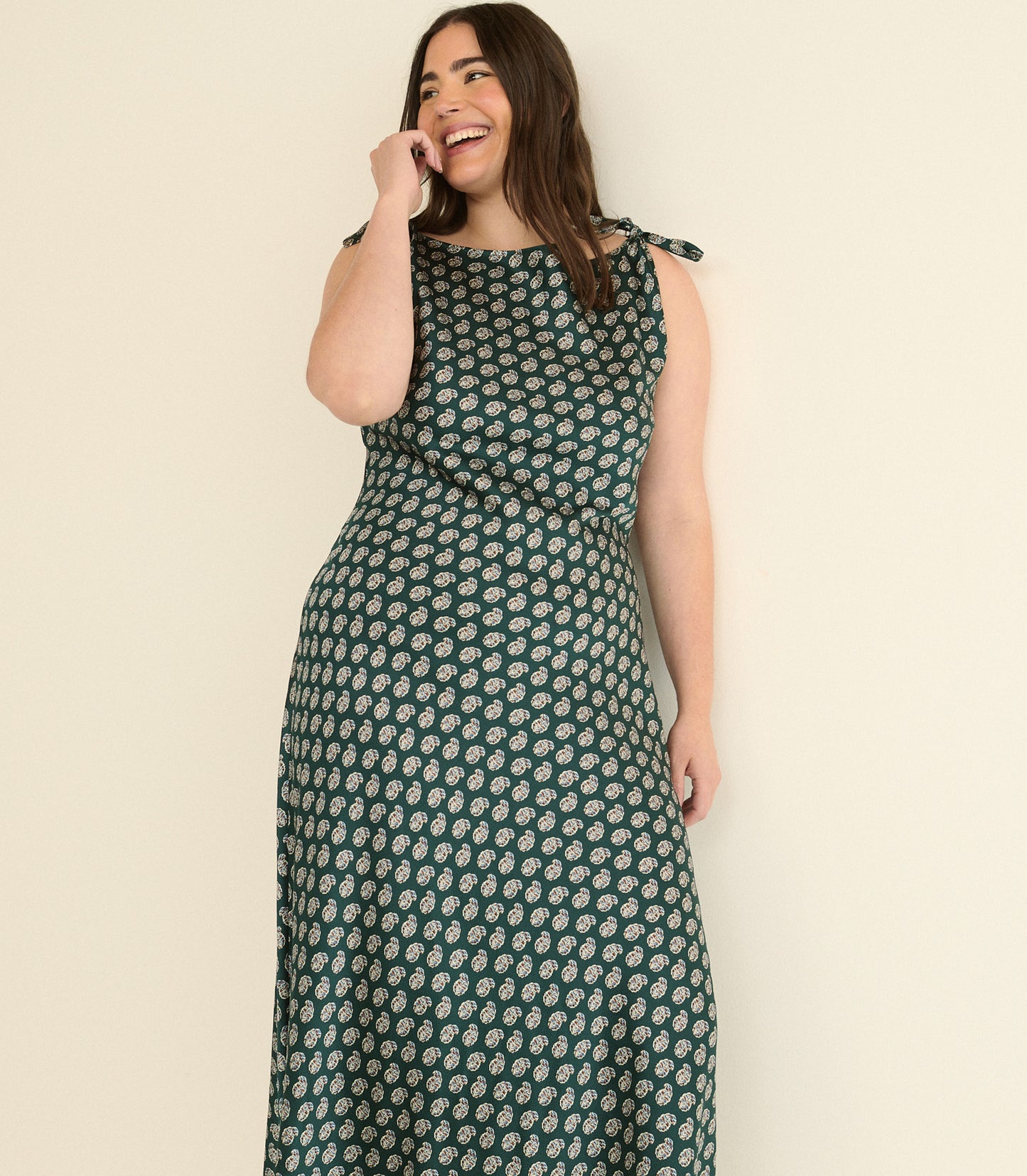 MARISELLE DRESS -- CHAUMONT PAISLEY