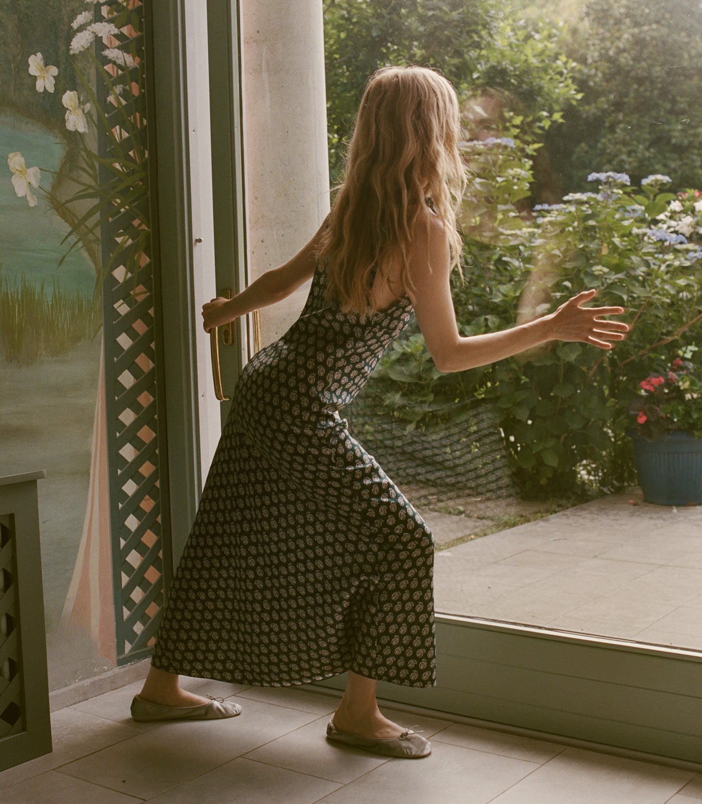 MARISELLE DRESS -- CHAUMONT PAISLEY