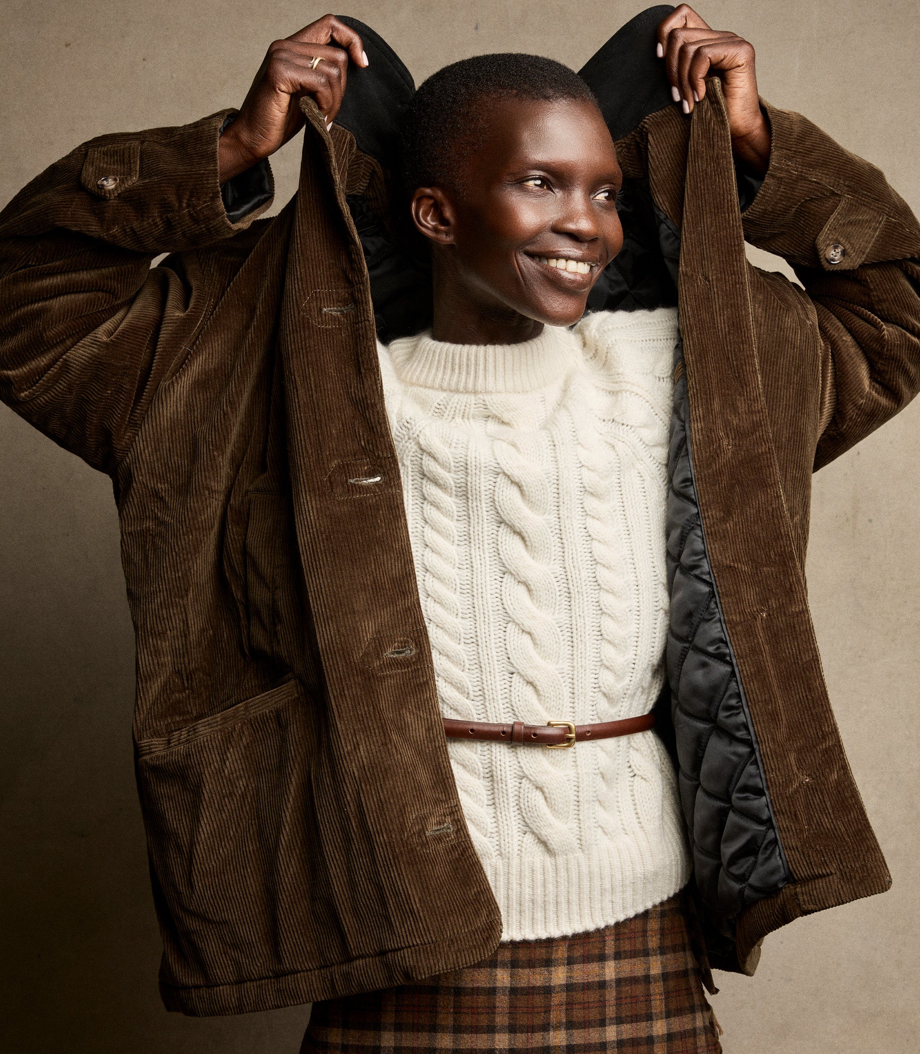 MARLOWE CASHMERE SWEATER -- IVORY view 4

