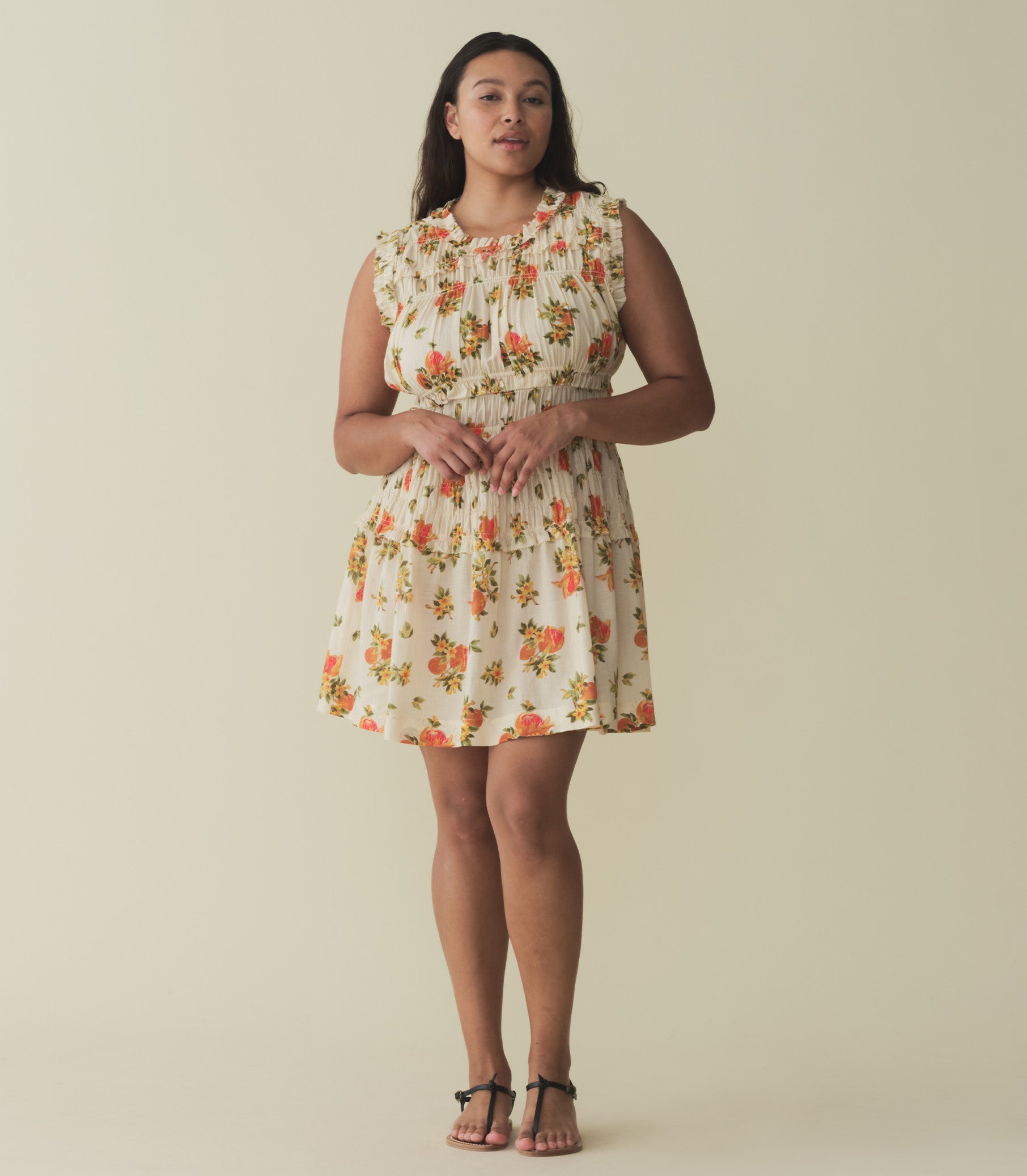 HMD -- MARTHA DRESS -- ORANGERIE FLORAL view 5
