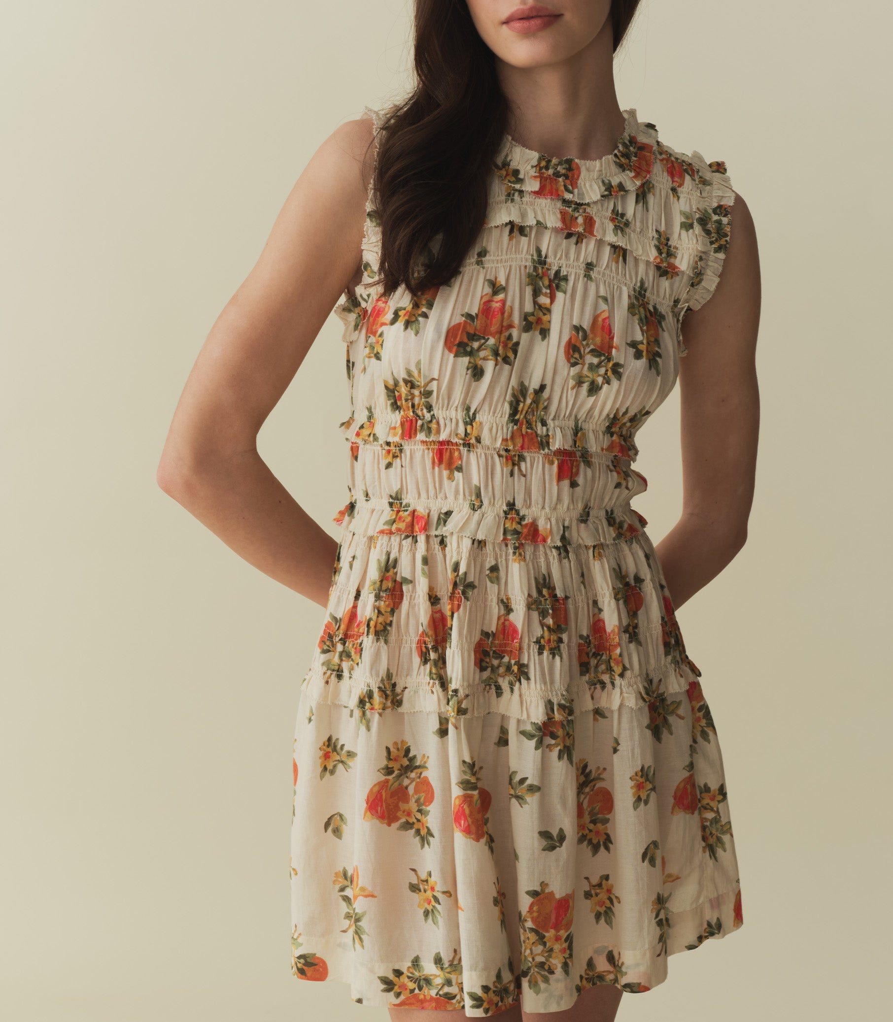 HMD -- MARTHA DRESS -- ORANGERIE FLORAL view 1
