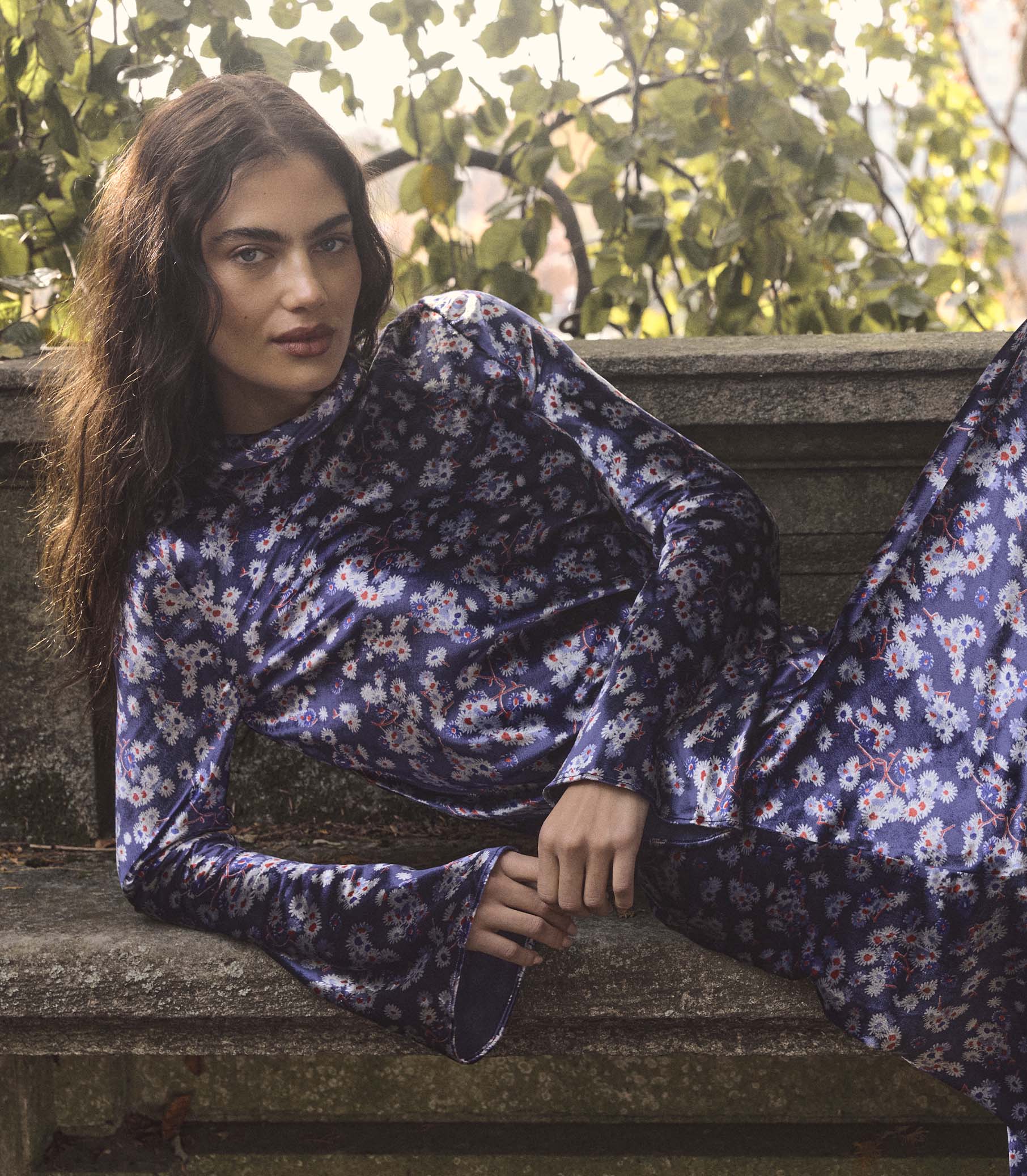 MAURICIA DRESS -- WINDSWEPT DAISIES view 3
