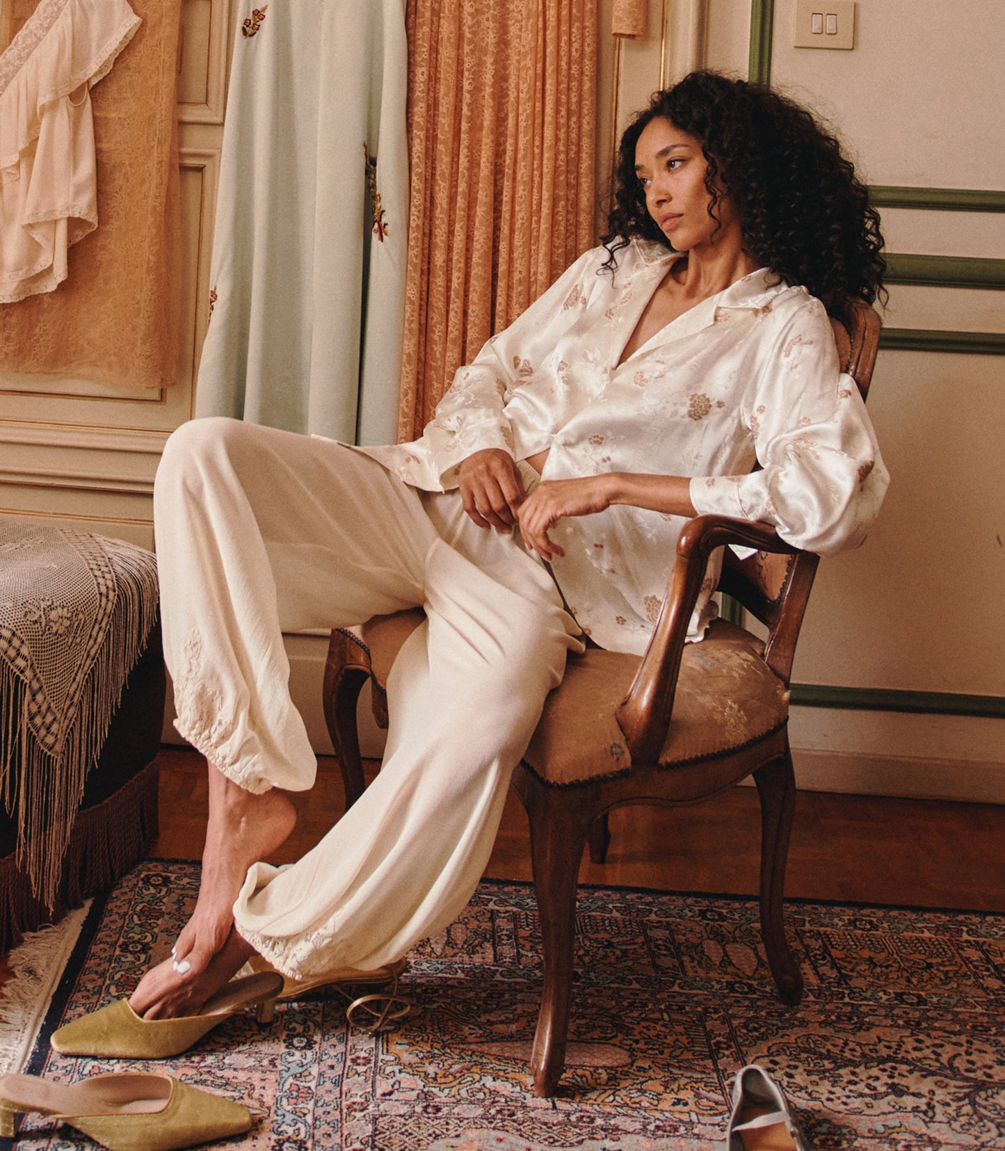 MAURISE TOP -- FRESCO TAPPEZZERIA JACQUARD