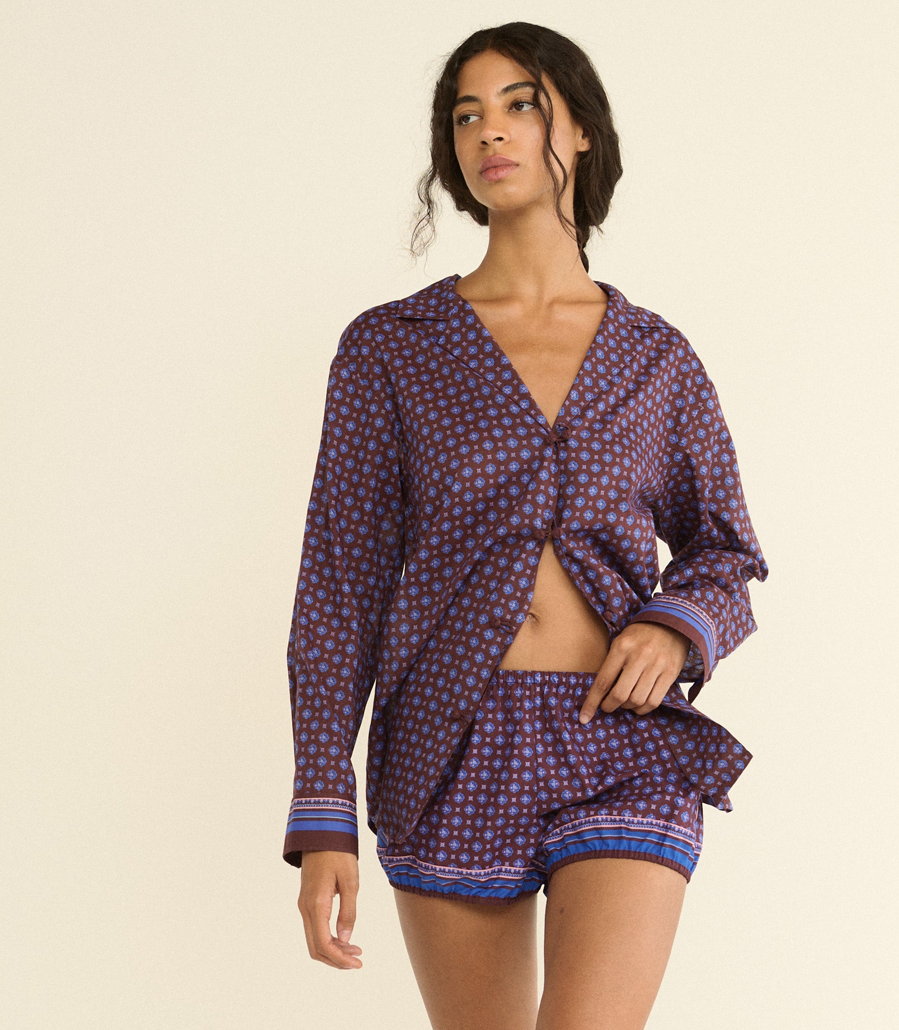 MAURISE TOP -- MENORCA FOULARD view 2
