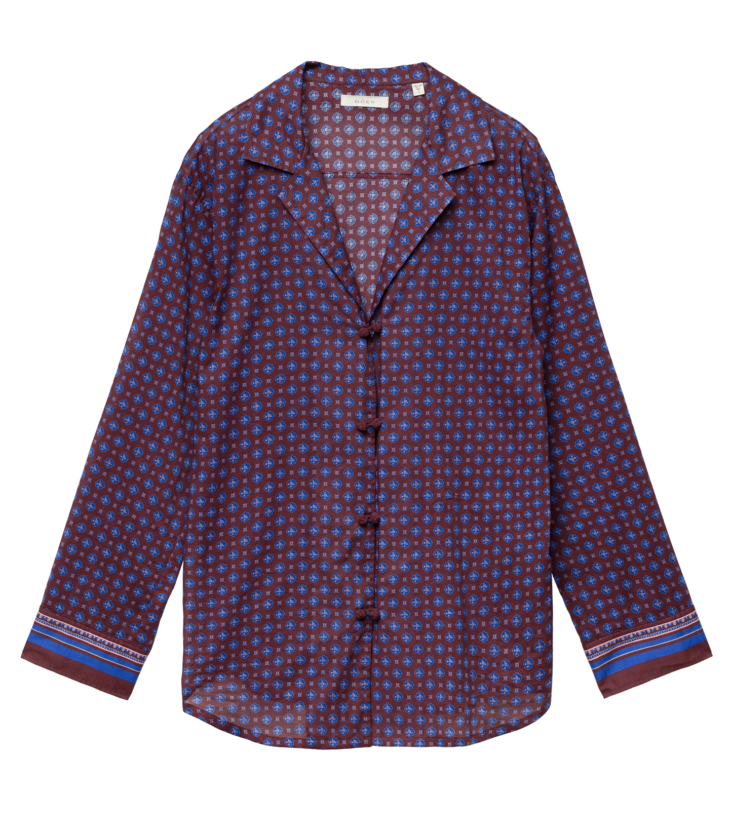 MAURISE TOP -- MENORCA FOULARD