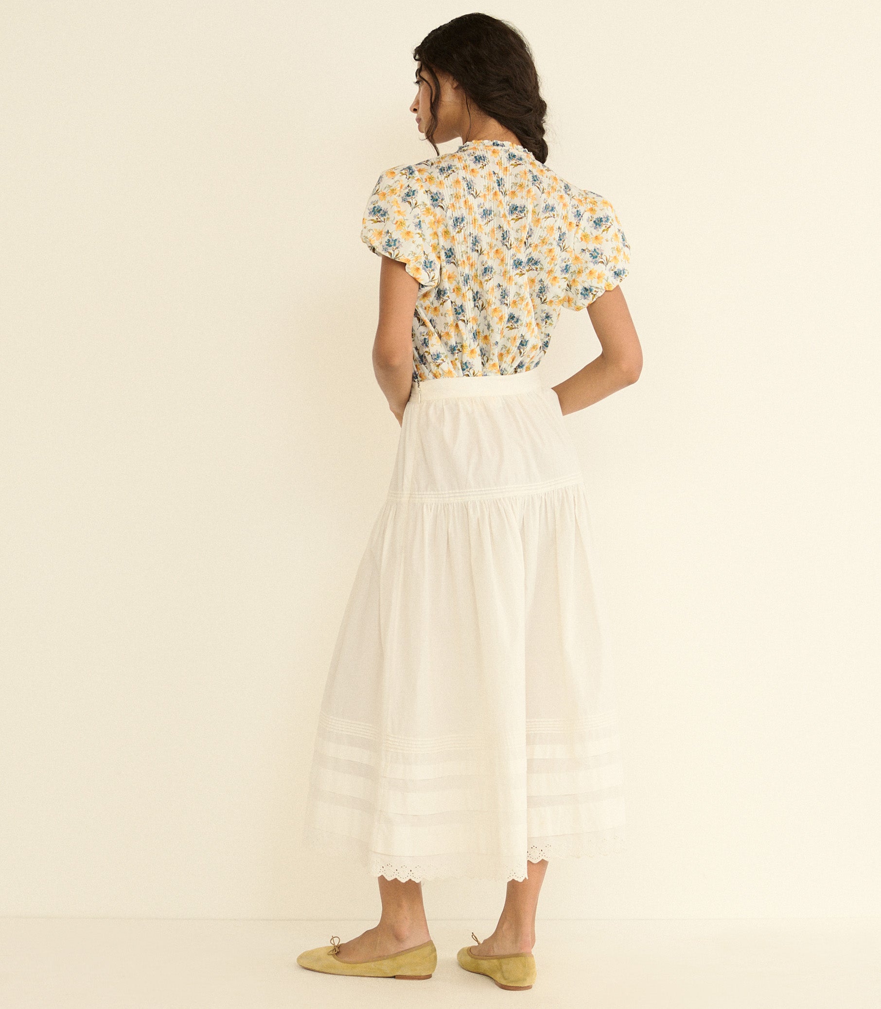 MILLIE TOP -- NARCISSUS BLOOM view 4
