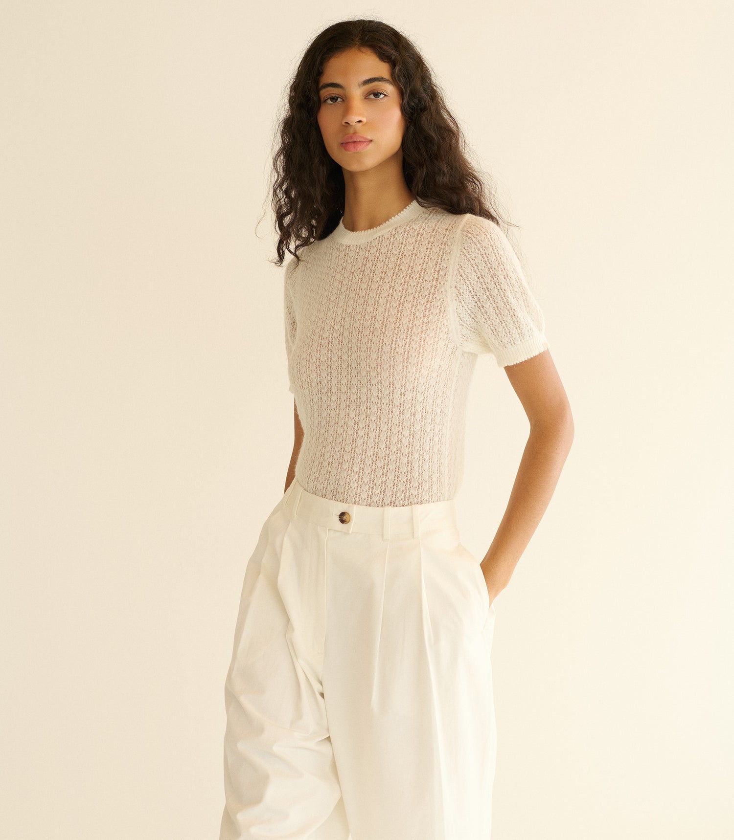 MONICA SWEATER -- IVORY