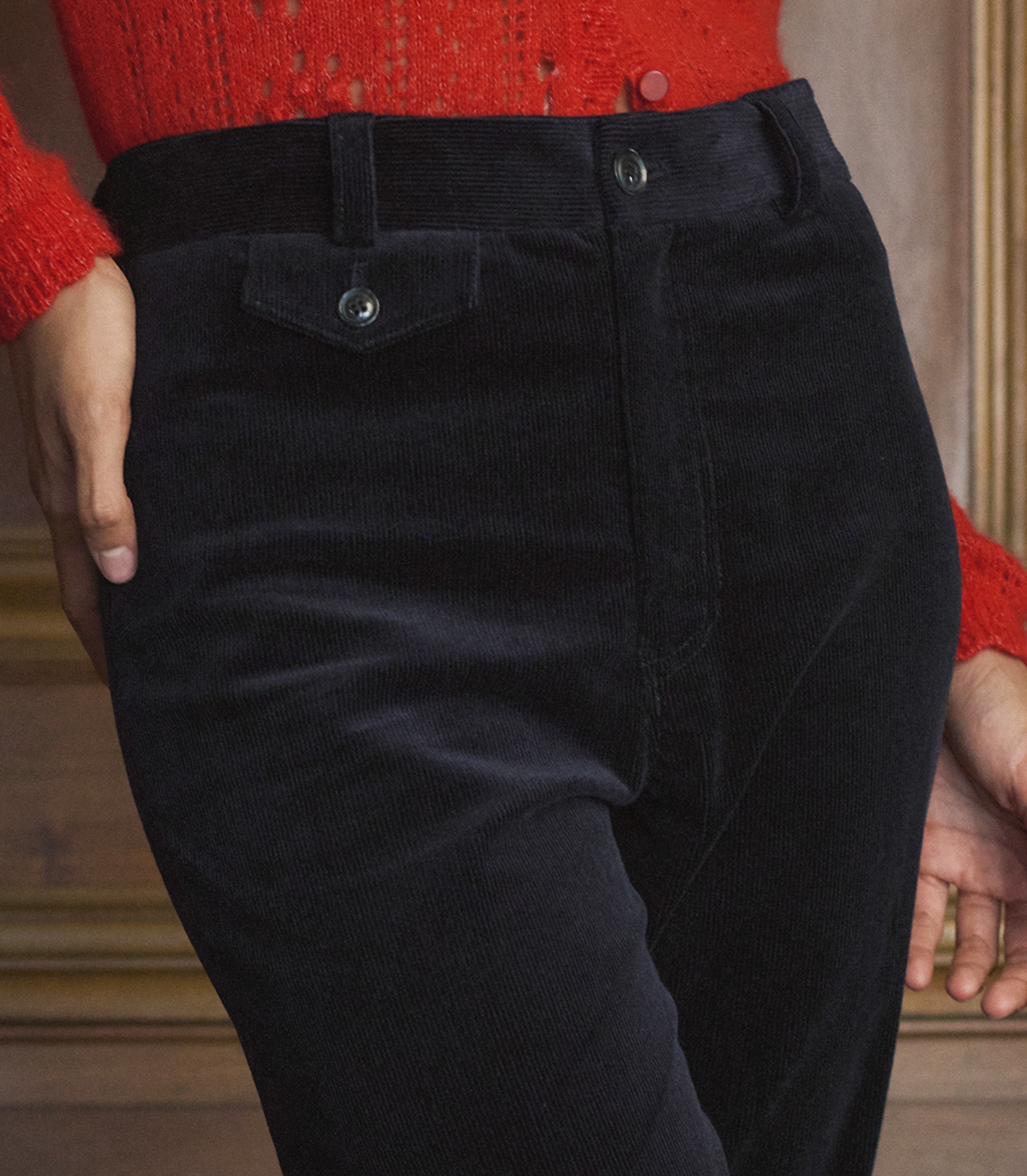 NADINE PANT -- BLACK view 4
