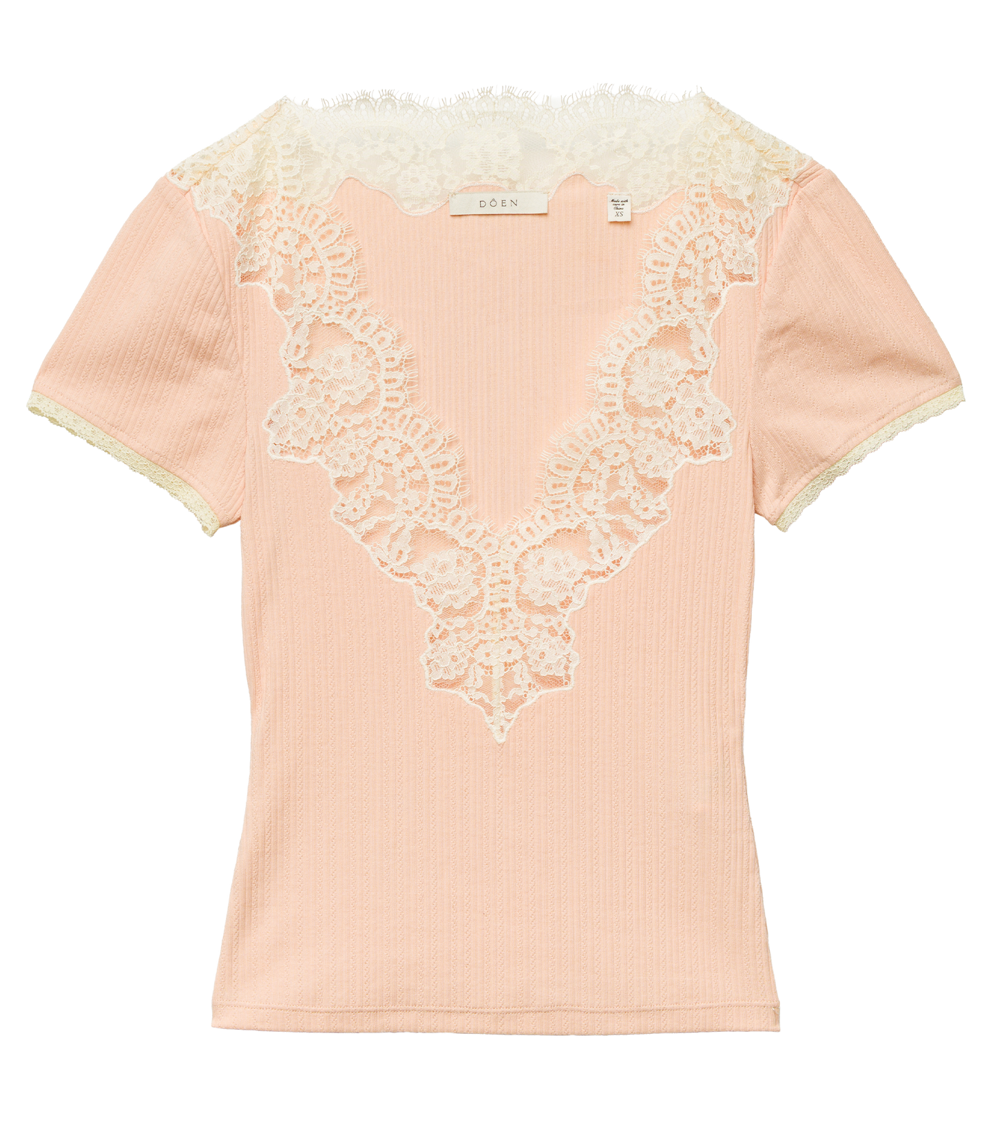 NALIA TEE -- LIGHT PEACH SORBET