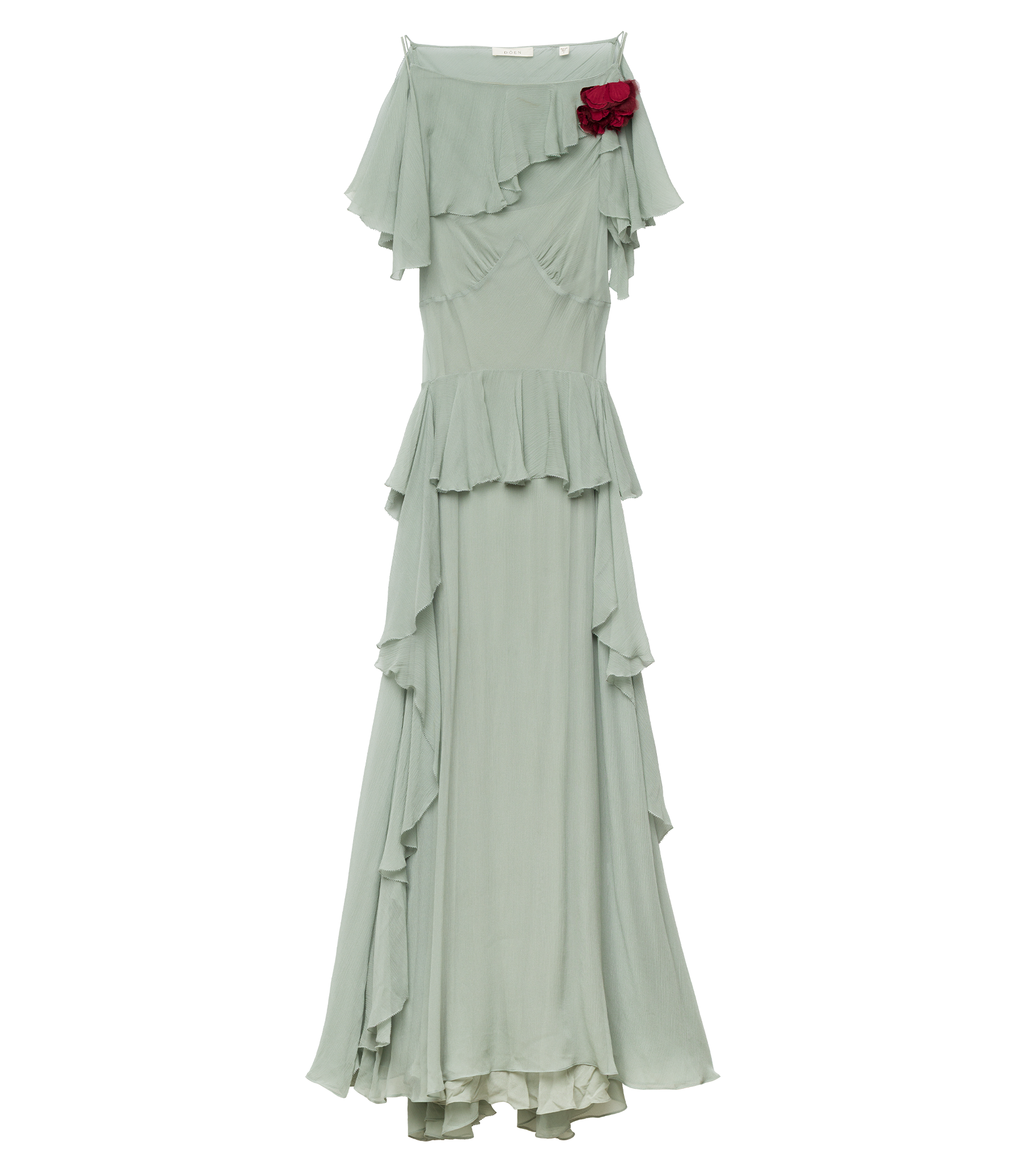 NELIDA DRESS -- GREEN JASPER view 9
