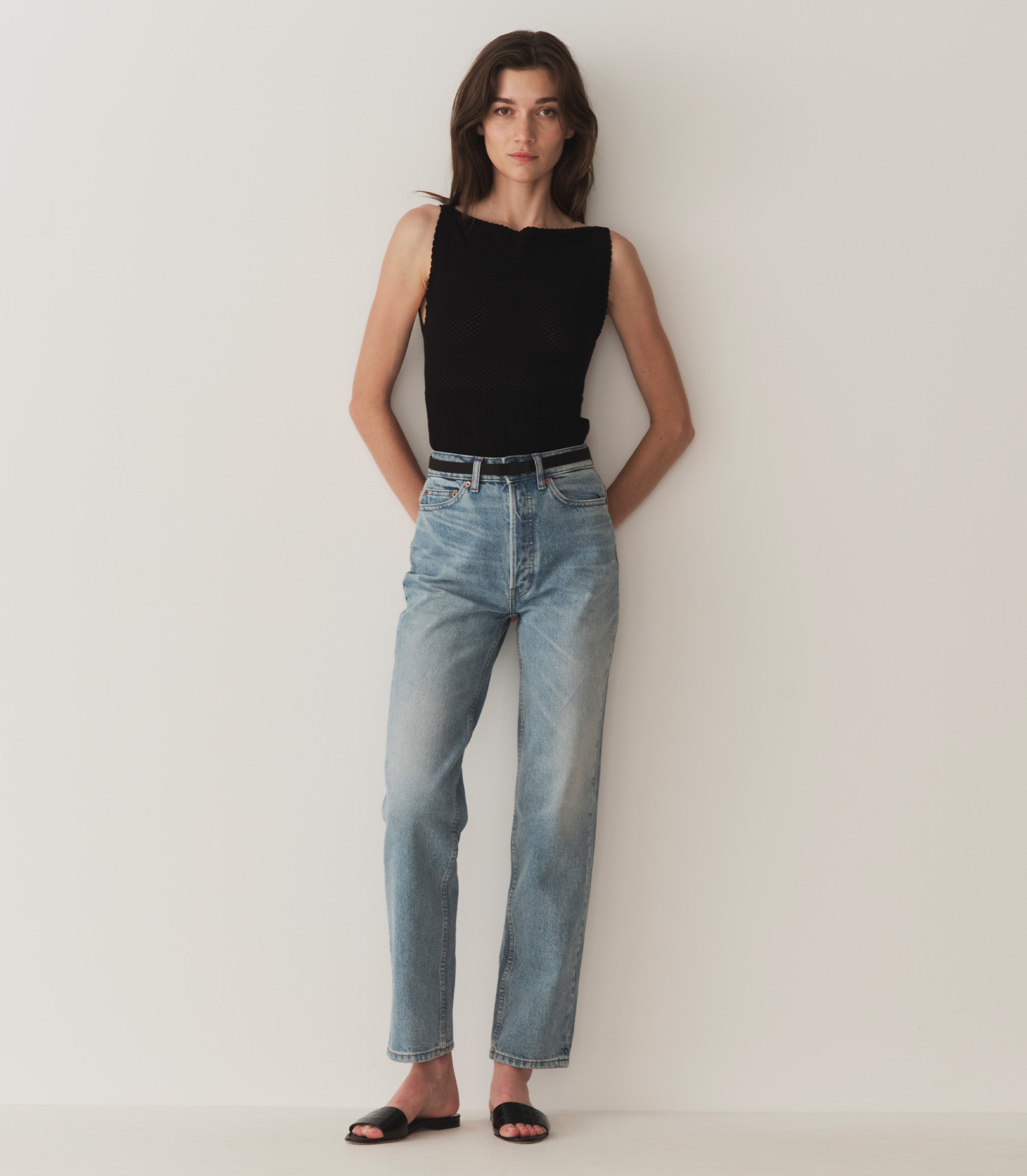 JUNIE BOW BELT -- BLACK view 2
