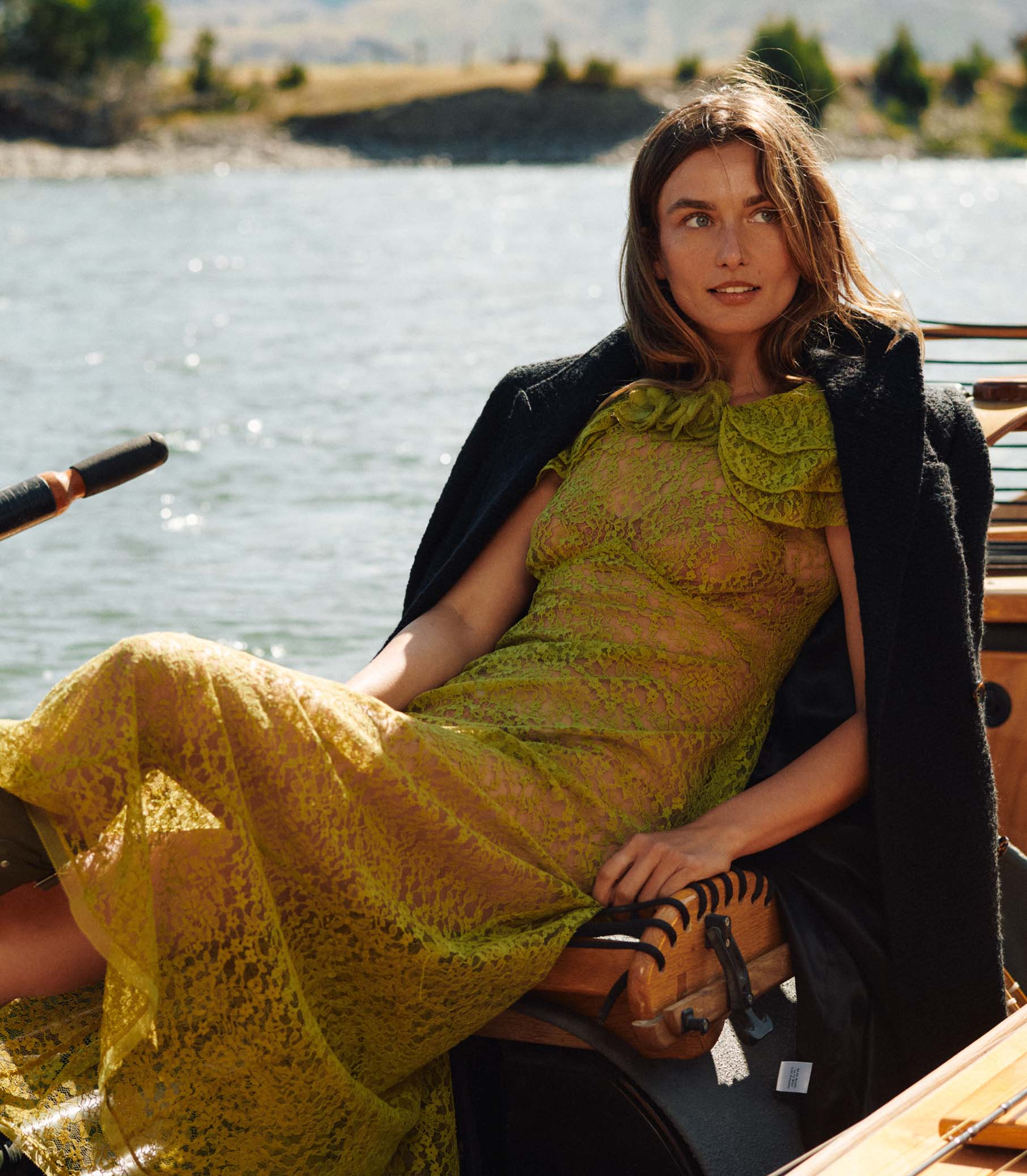 NEVARA DRESS -- GREEN TEA view 4
