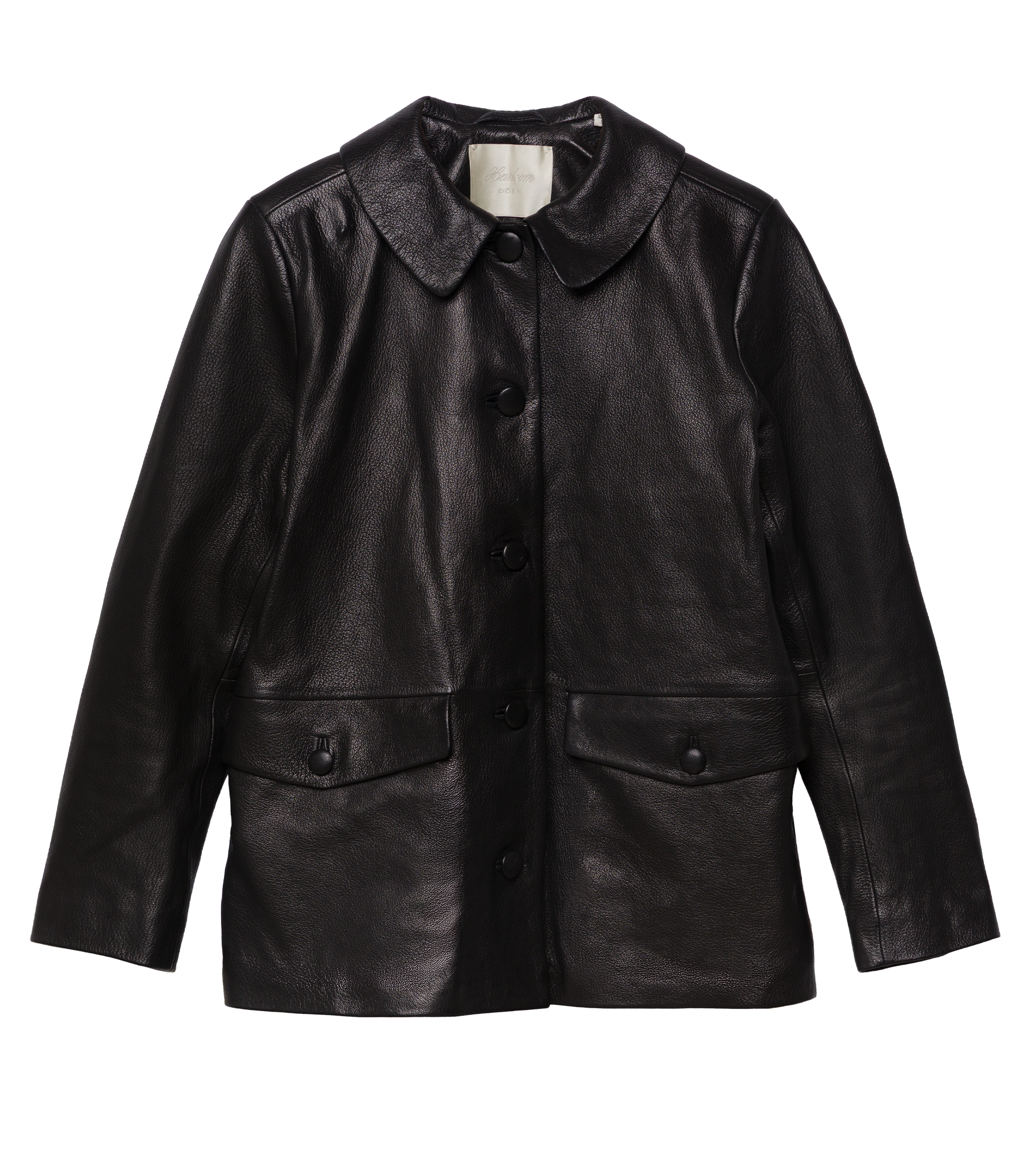 NICO LEATHER JACKET -- BLACK view 8
