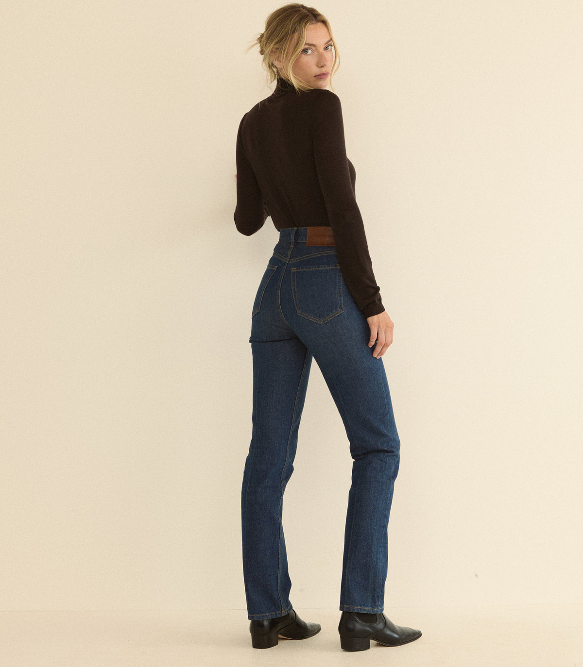 ONDINE JEAN -- CAVALAIRE DARK WASH view 4
