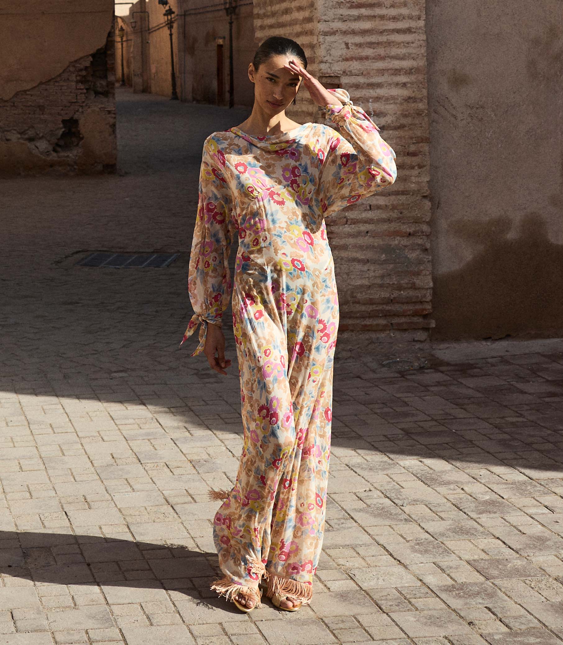 OPHELIA DRESS -- JARDIN DE CAMELIAS view 3
