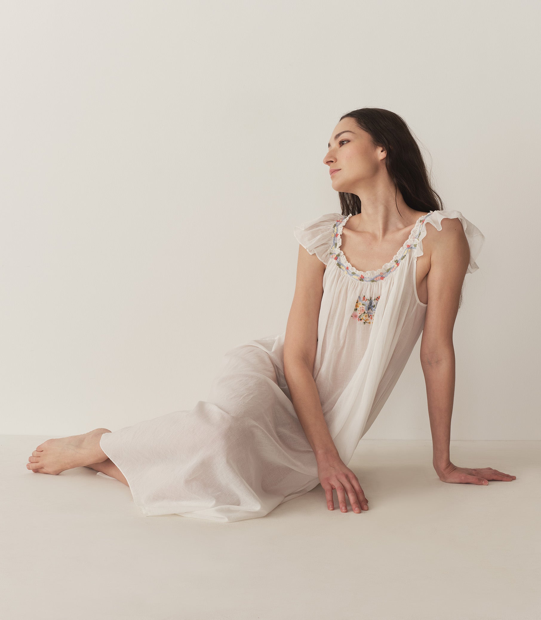 HMD -- ORELLE NIGHTGOWN -- SALT view 5
