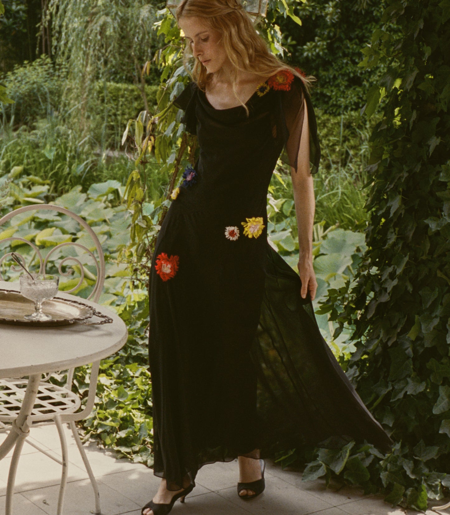 ORPHINA DRESS -- BLACK