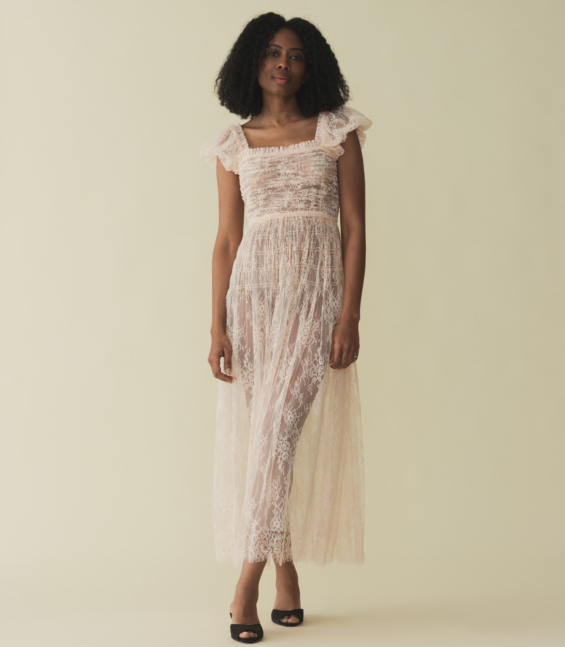 HMD -- PAMELINA DRESS -- PETUNIA PINK LACE view 2
