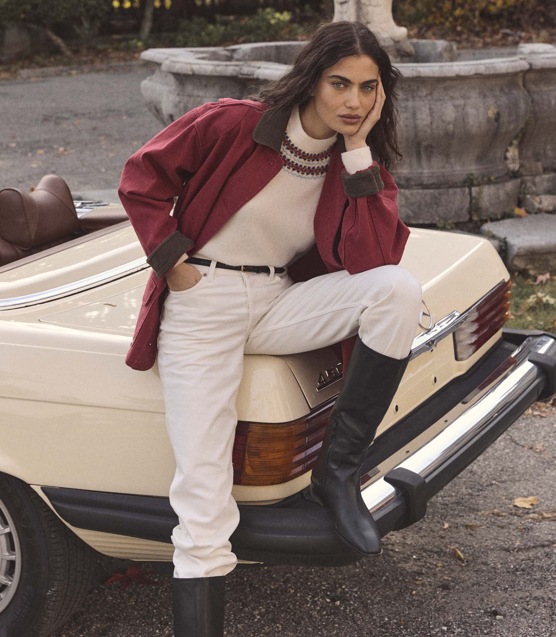 PASCUAL JACKET -- WASHED CRIMSON view 2
