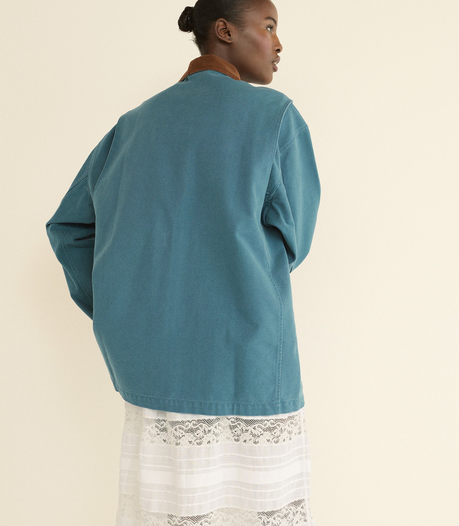 PASCUAL JACKET -- CASPIAN BLUE view 5
