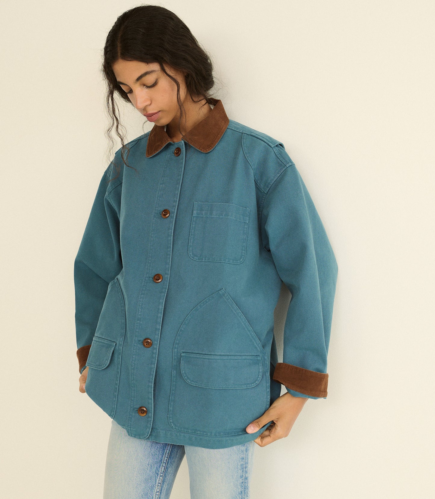 PASCUAL JACKET -- CASPIAN BLUE