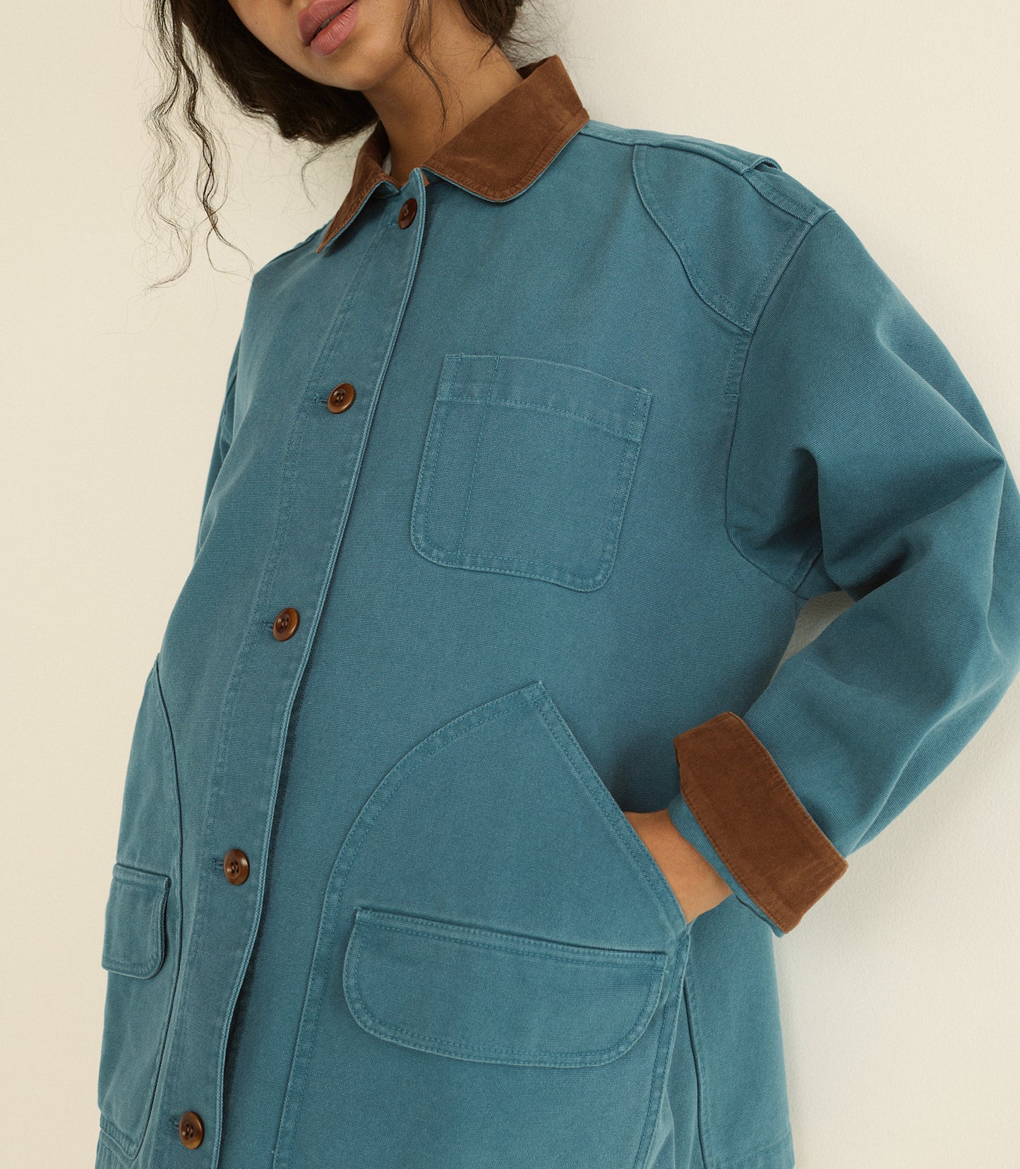 PASCUAL JACKET -- CASPIAN BLUE
