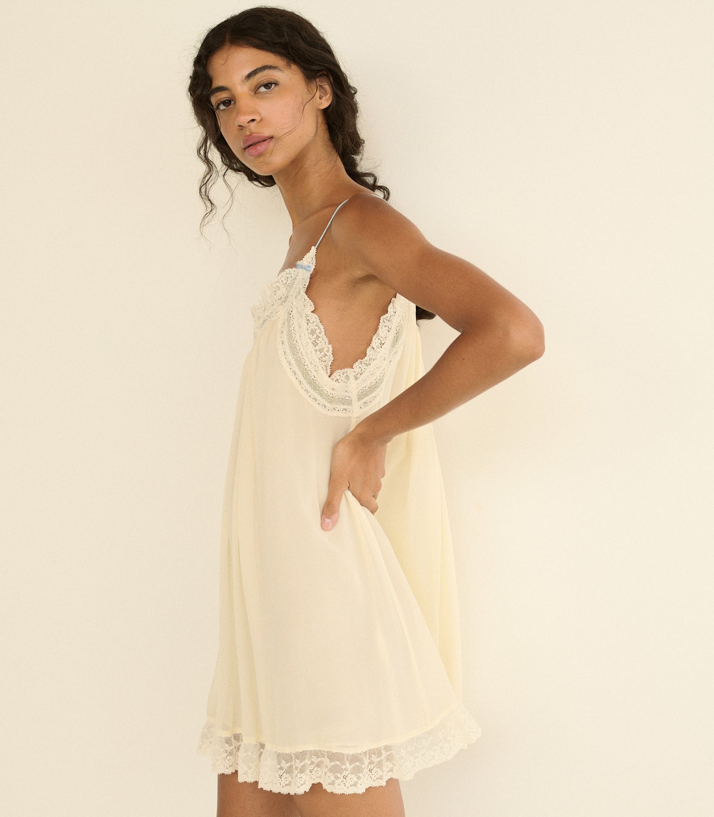 PENELOPE DRESS -- VANILLE