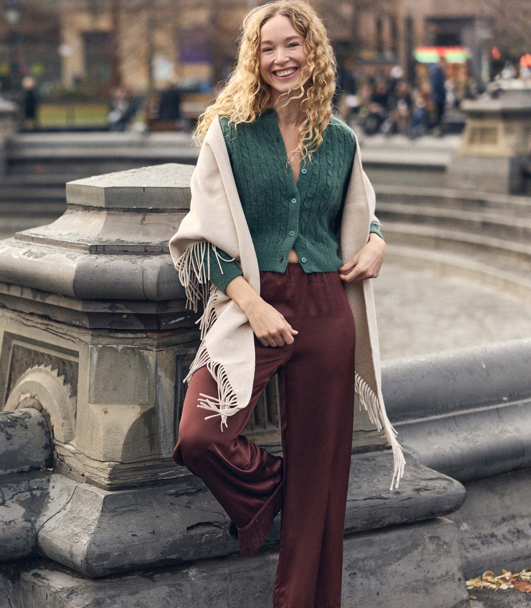 PENROSE CARDIGAN -- SPRUCE view 5

