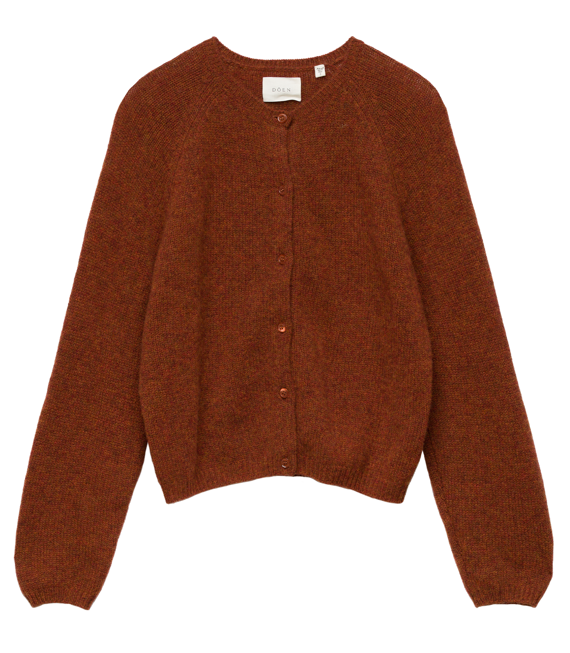 PEROLINE CASHMERE CARDIGAN -- EMBER view 6
