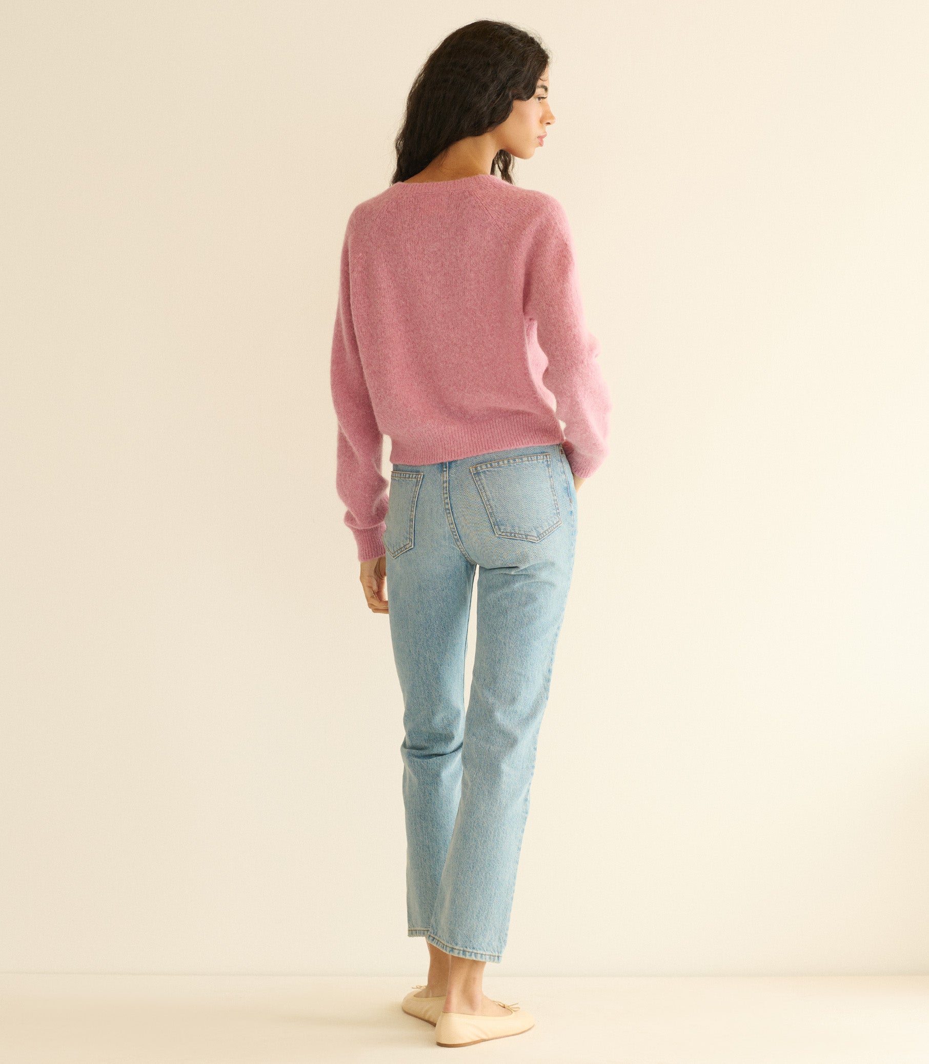 PETRA CARDIGAN -- ROSEBUD view 6
