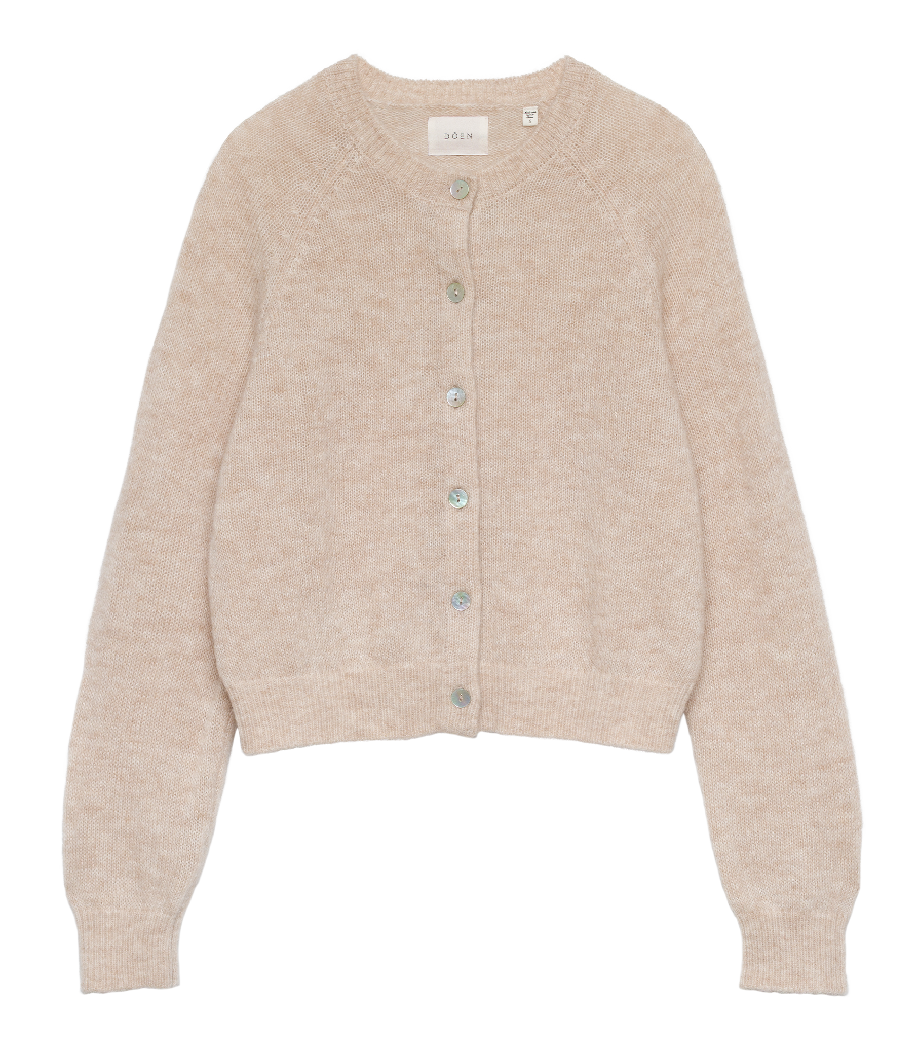 PETRA CARDIGAN -- HAZELNUT CREME view 8
