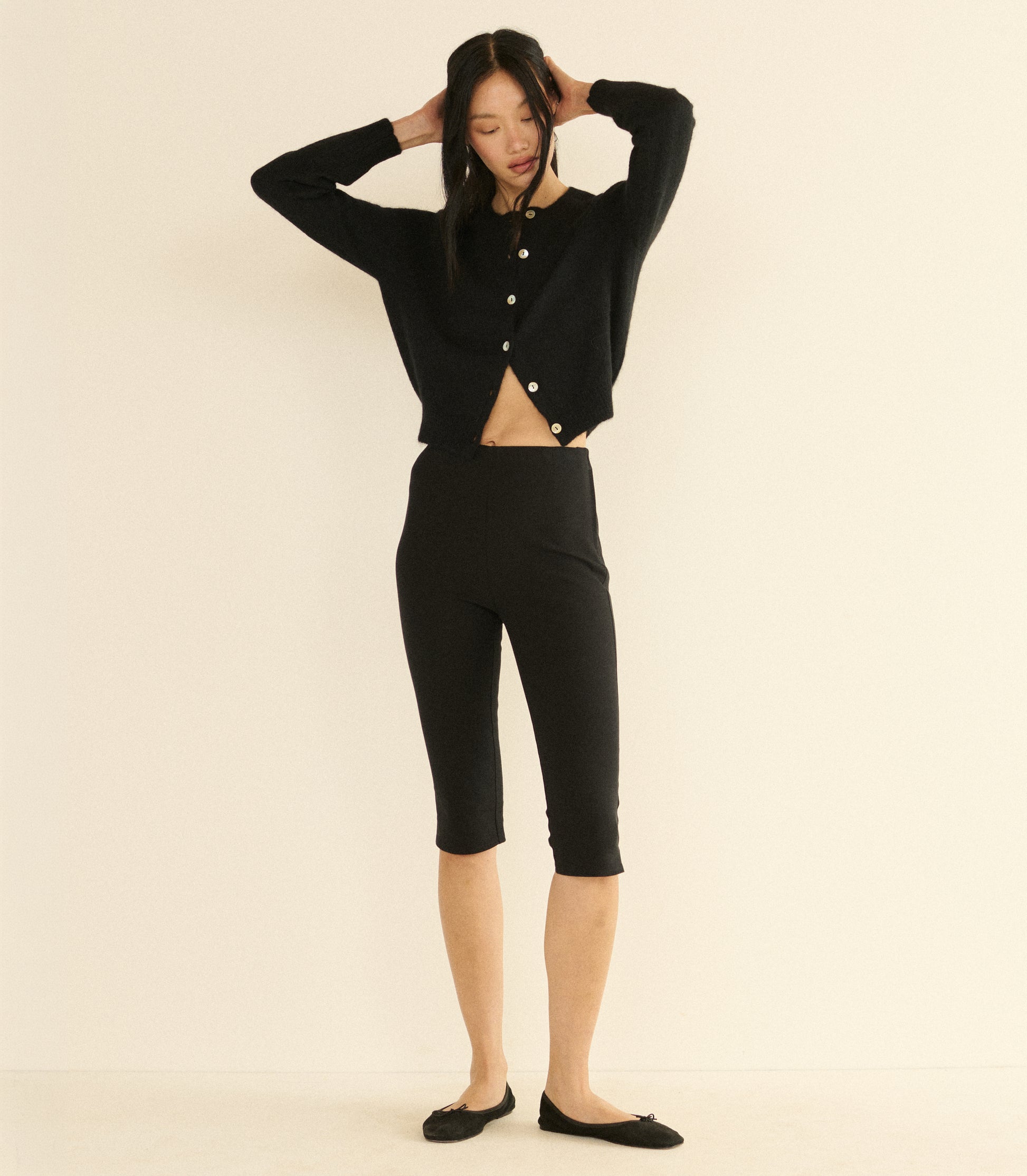 PETRA CARDIGAN -- BLACK view 2
