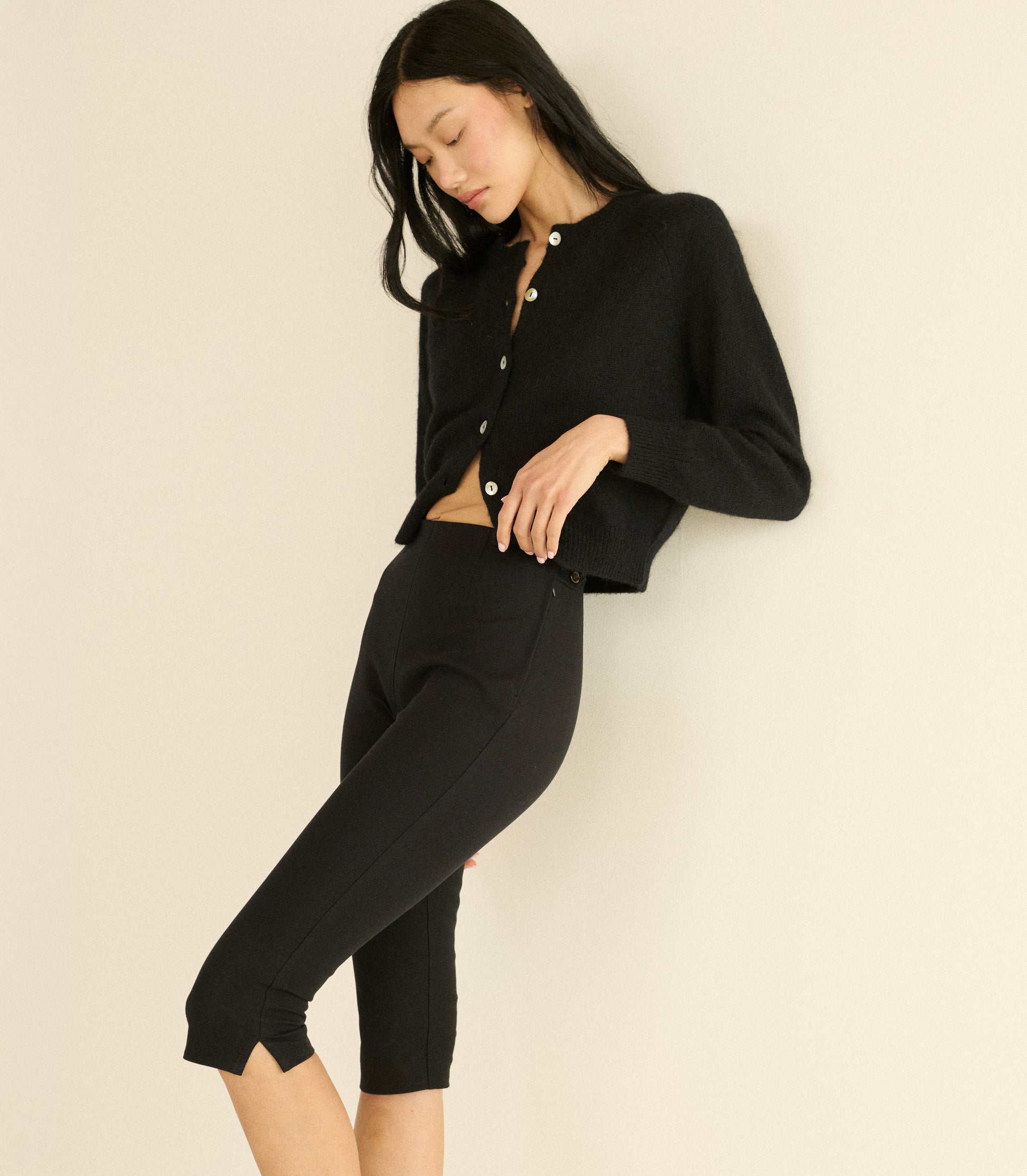 PETRA CARDIGAN -- BLACK view 3
