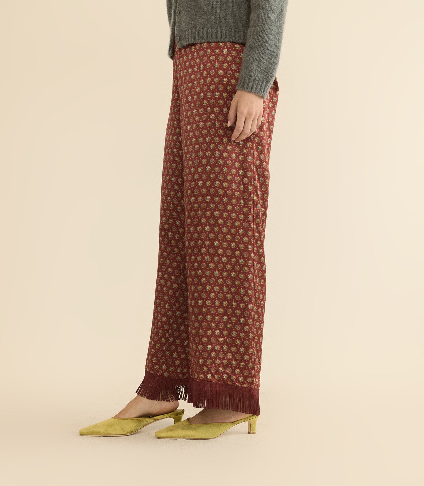 PICA MULE -- GOLD PANNE VELVET