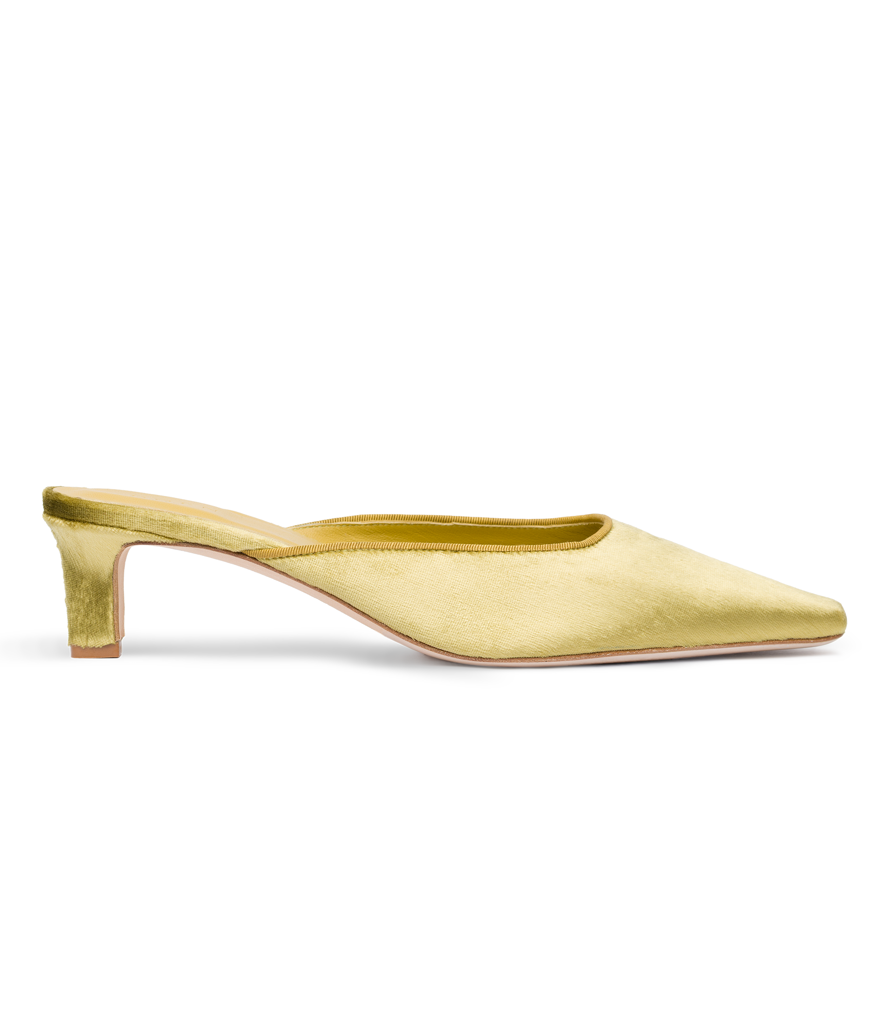PICA MULE -- GOLD PANNE VELVET view 5
