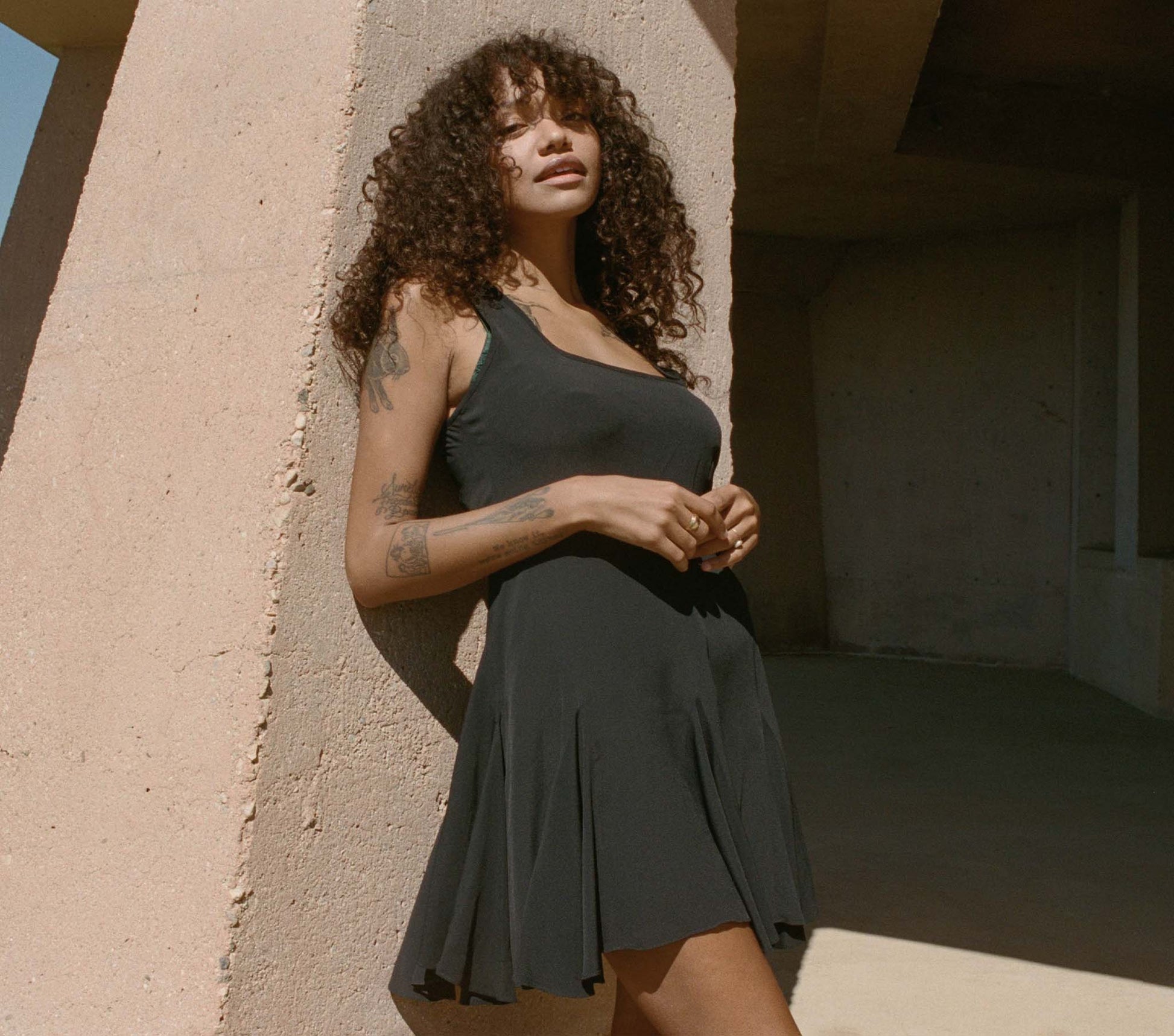 HMD -- PORTO DRESS -- BLACK view 1

