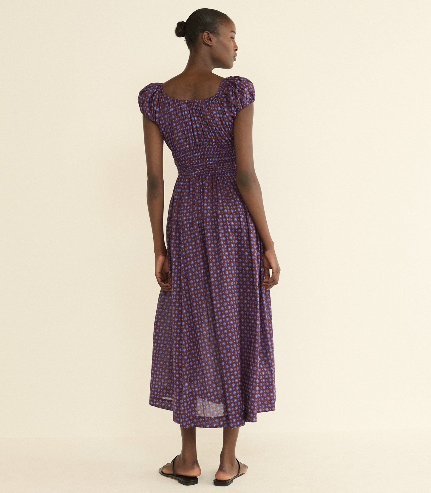QUINELLE DRESS -- MENORCA FOULARD