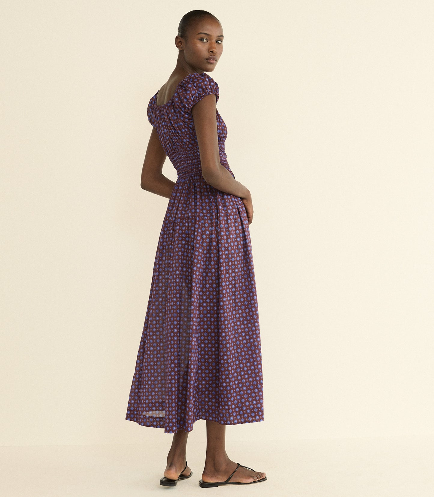 QUINELLE DRESS -- MENORCA FOULARD