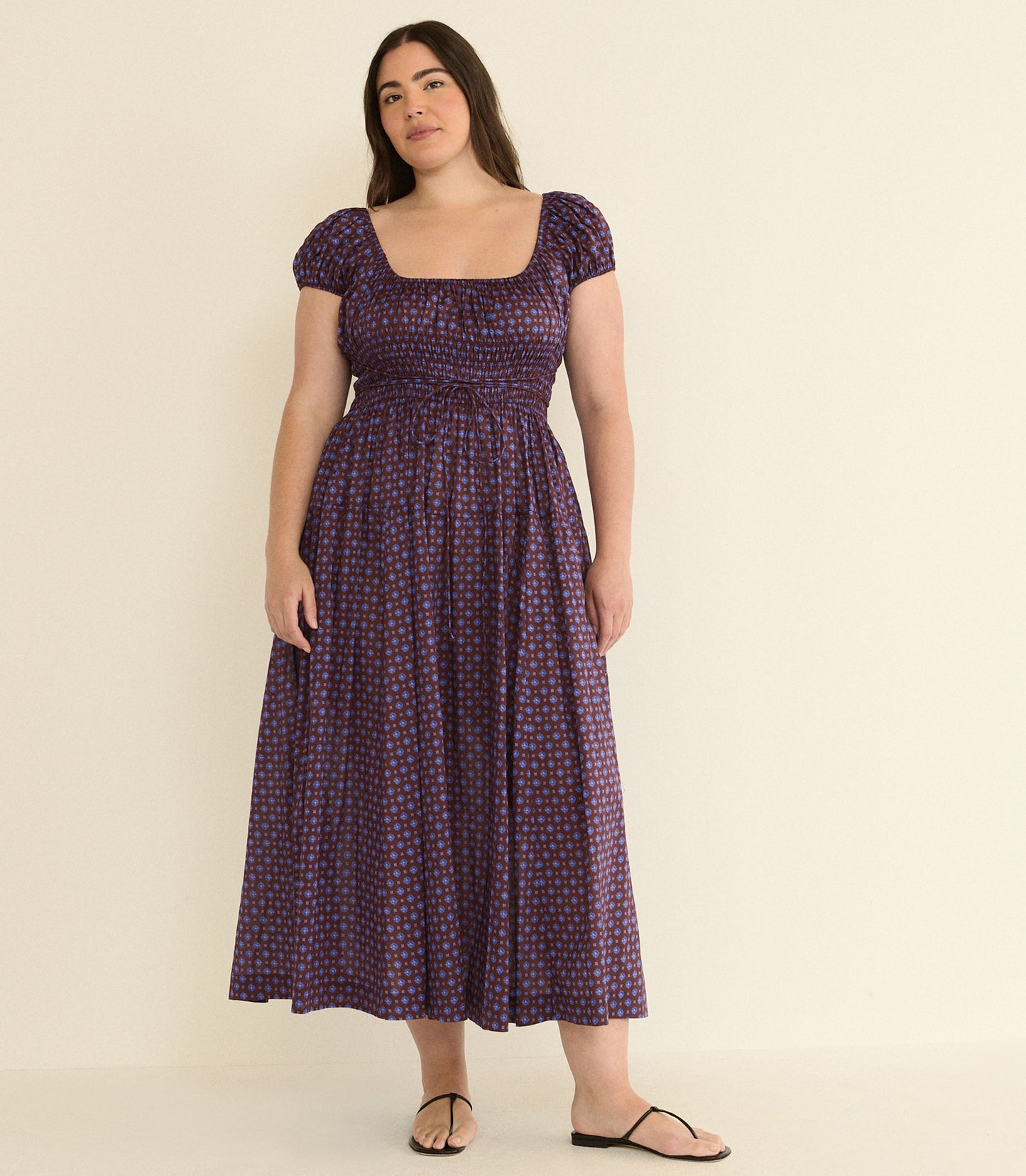 QUINELLE DRESS -- MENORCA FOULARD