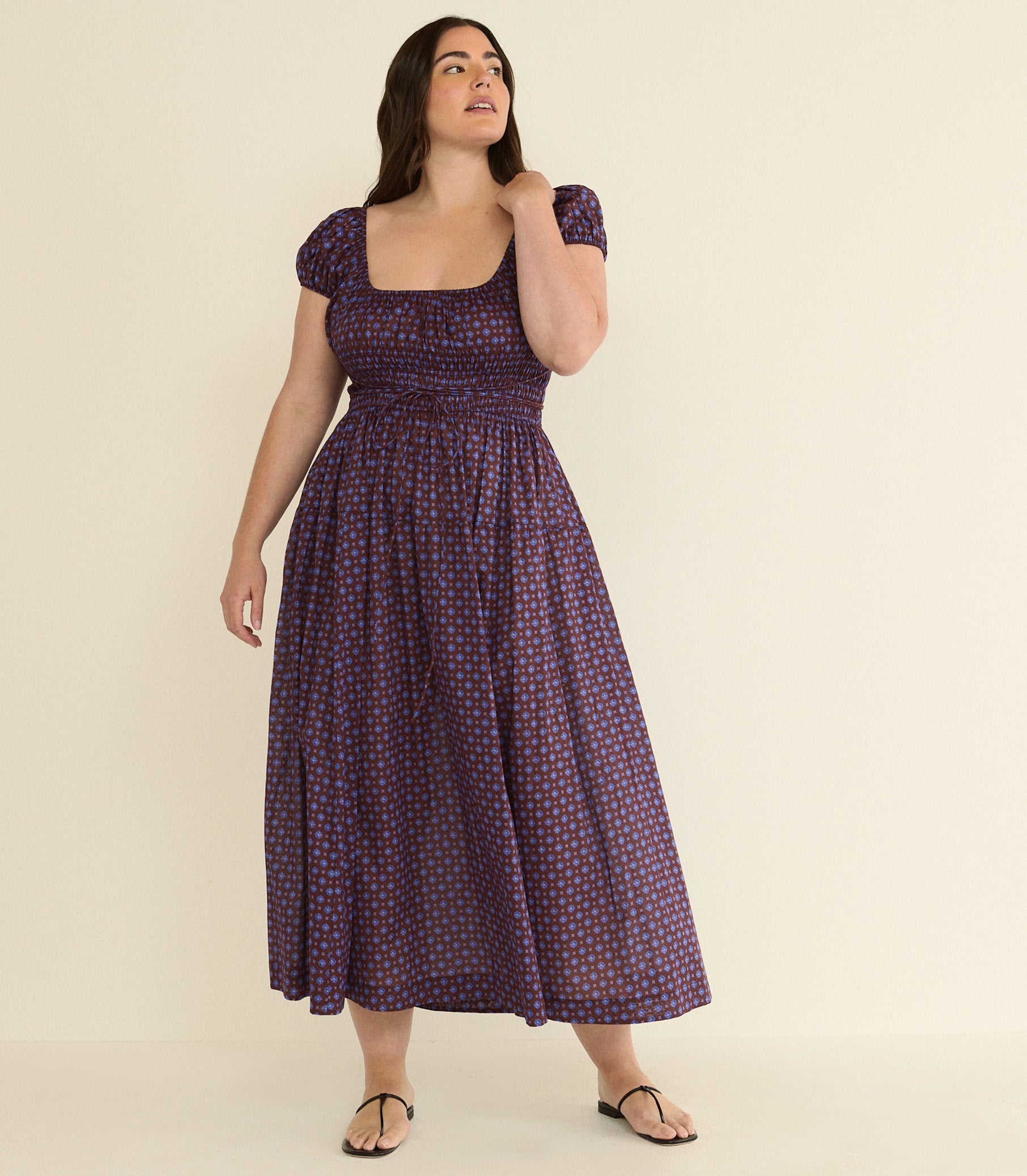 QUINELLE DRESS -- MENORCA FOULARD view 11
