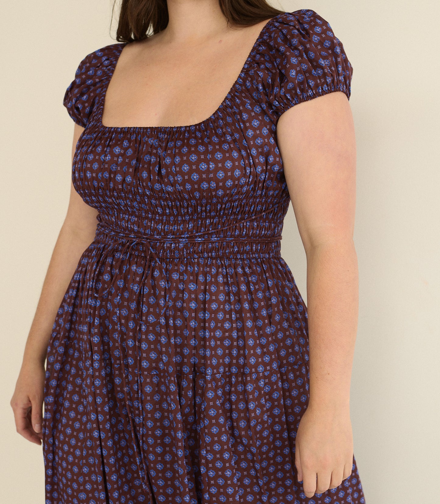 QUINELLE DRESS -- MENORCA FOULARD