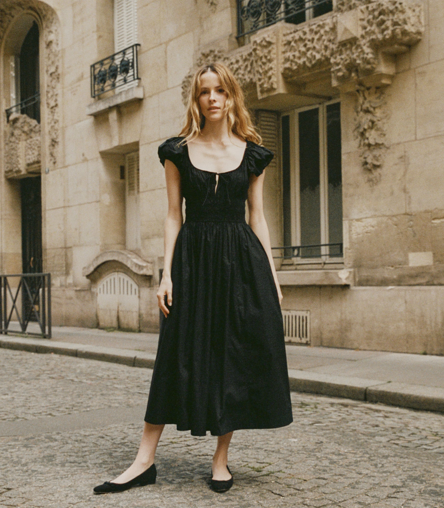 QUINN DRESS -- BLACK view 4
